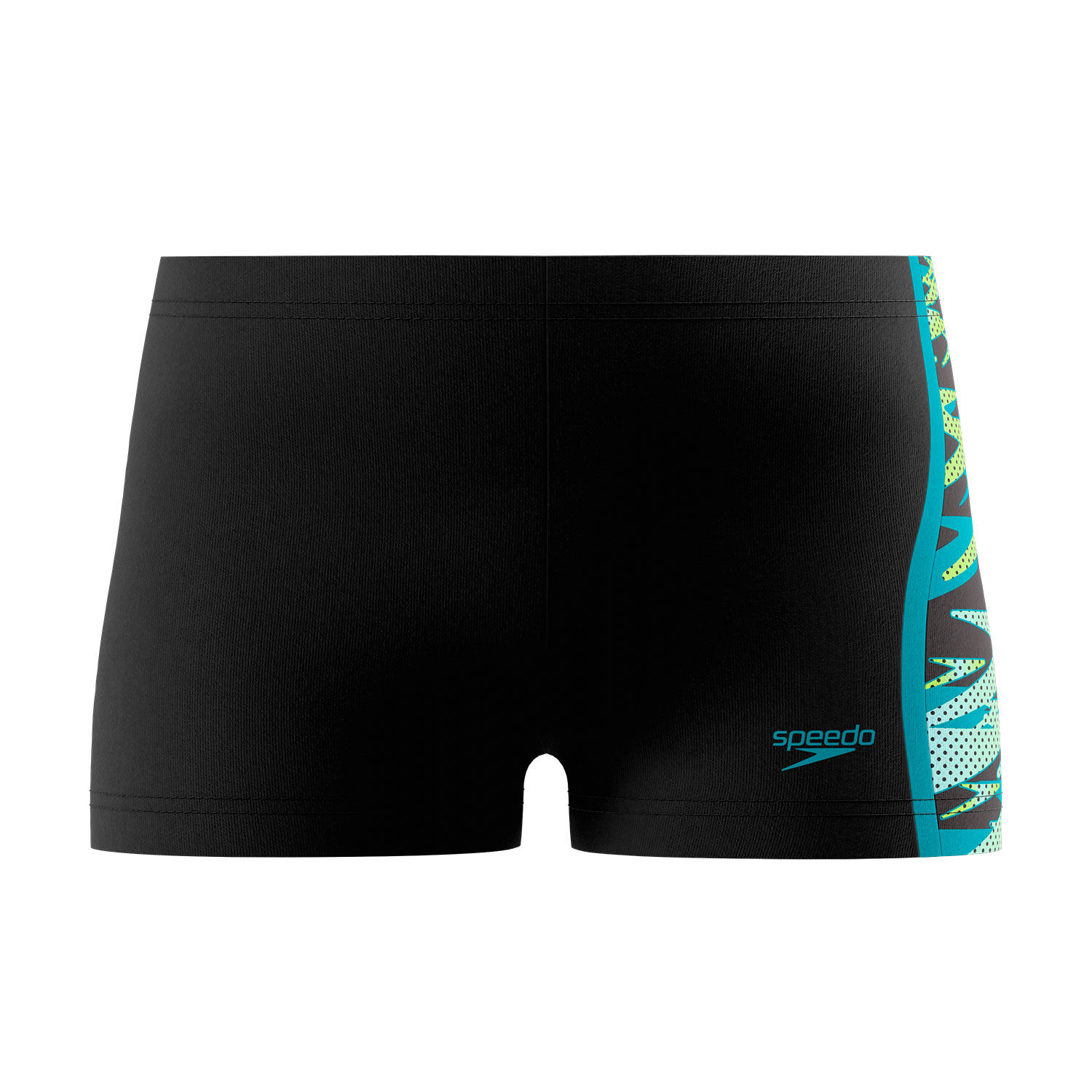 Speedo Bañador de natación para niños Hyperboom Splice Aquashort Negro