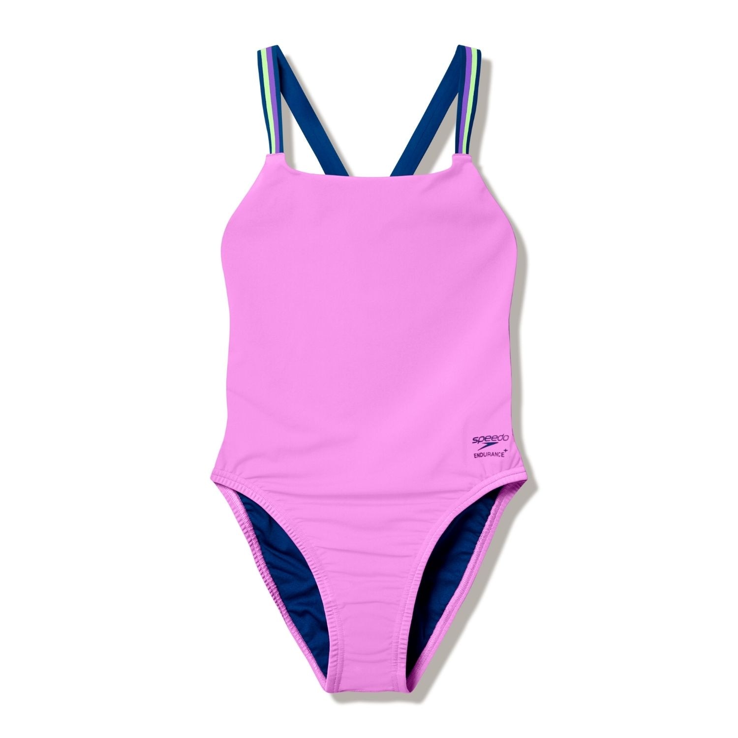 Speedo Bañador de natación para mujer Solid Comfort V-Back Rosa