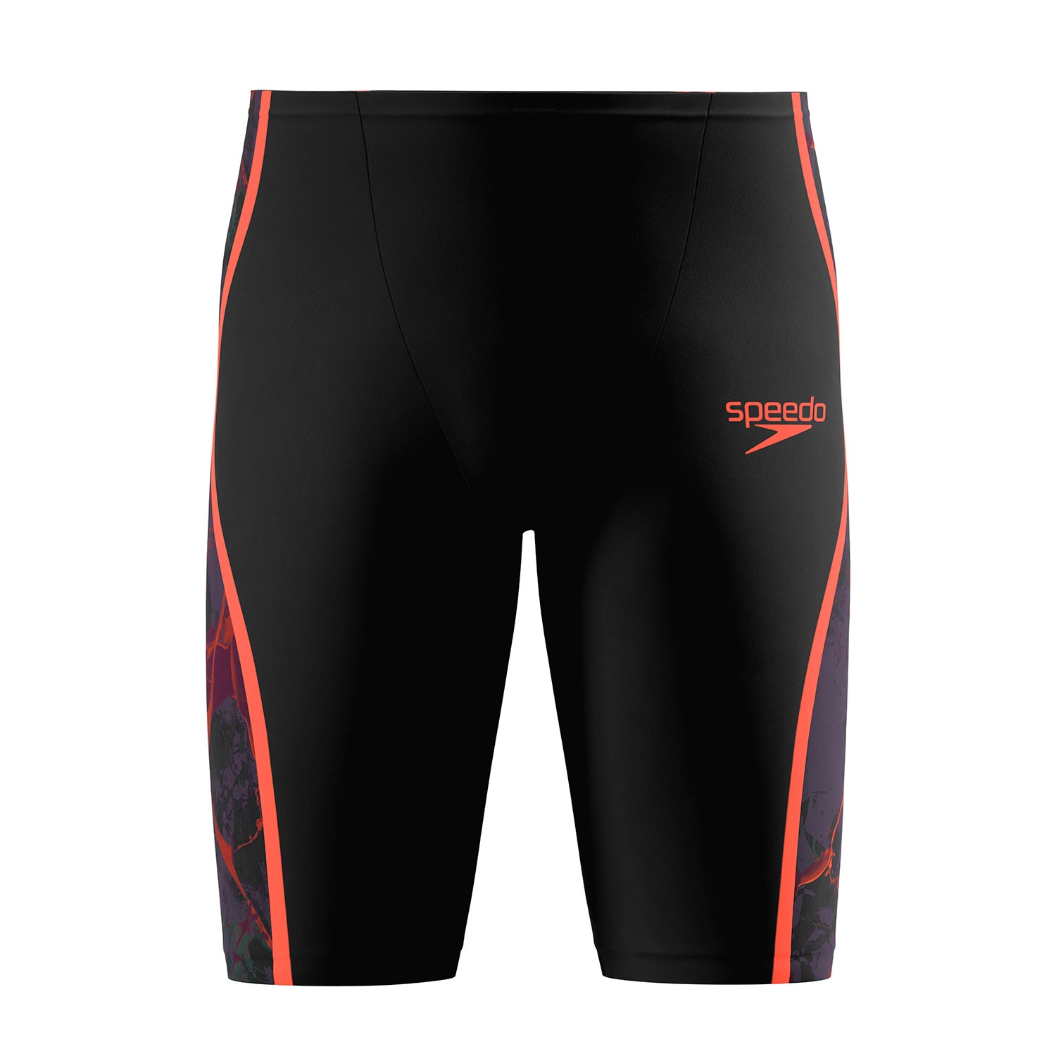 Speedo Bañador de natación para niños Fastskin LZR Pure Intent 2.0 Printed High Waist Jammer Negro