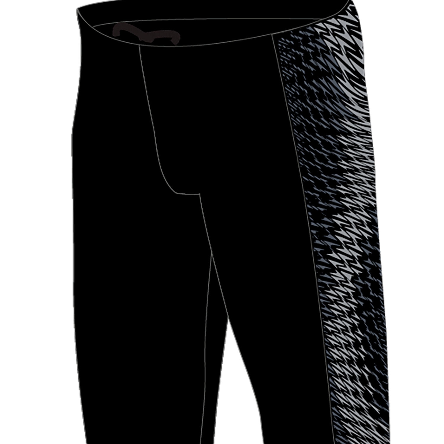Bañador de natación para hombre Endurance+ Tech Panel Jammer Speedo - Negro Negro-1