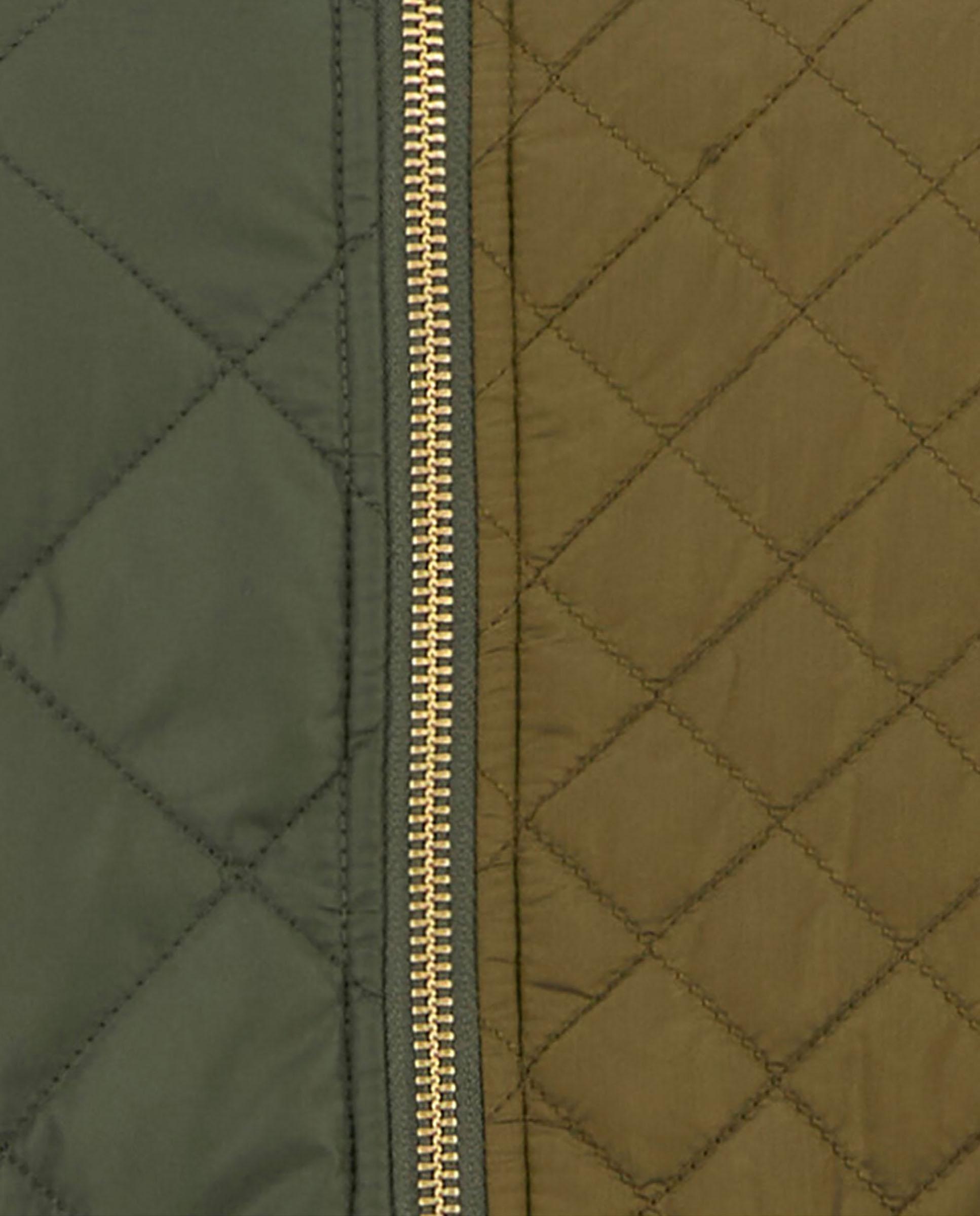 Abrigo acolchado de mujer con bolsillos de parche y cierre frontal de cremallera - Barbour - Verde oscuro Verde oscuro-8