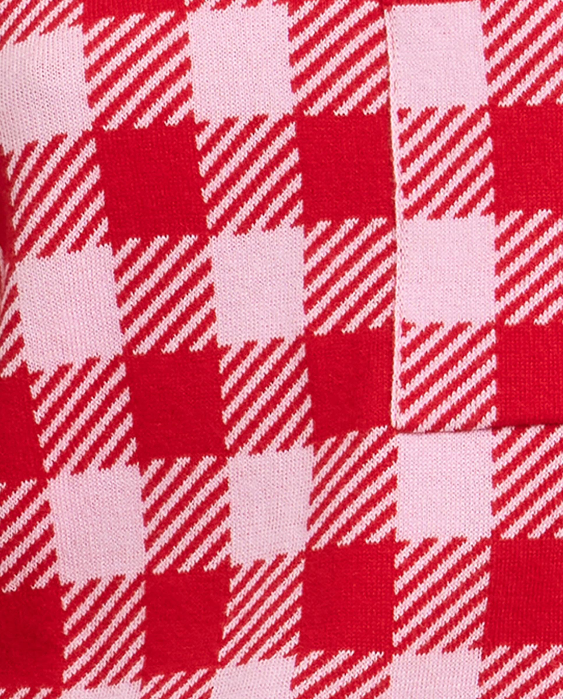 Jersey de mujer con ribetes acanalados y un bolsillo de parche - Barbour - Rojo / Blanco Rojo / Blanco-6