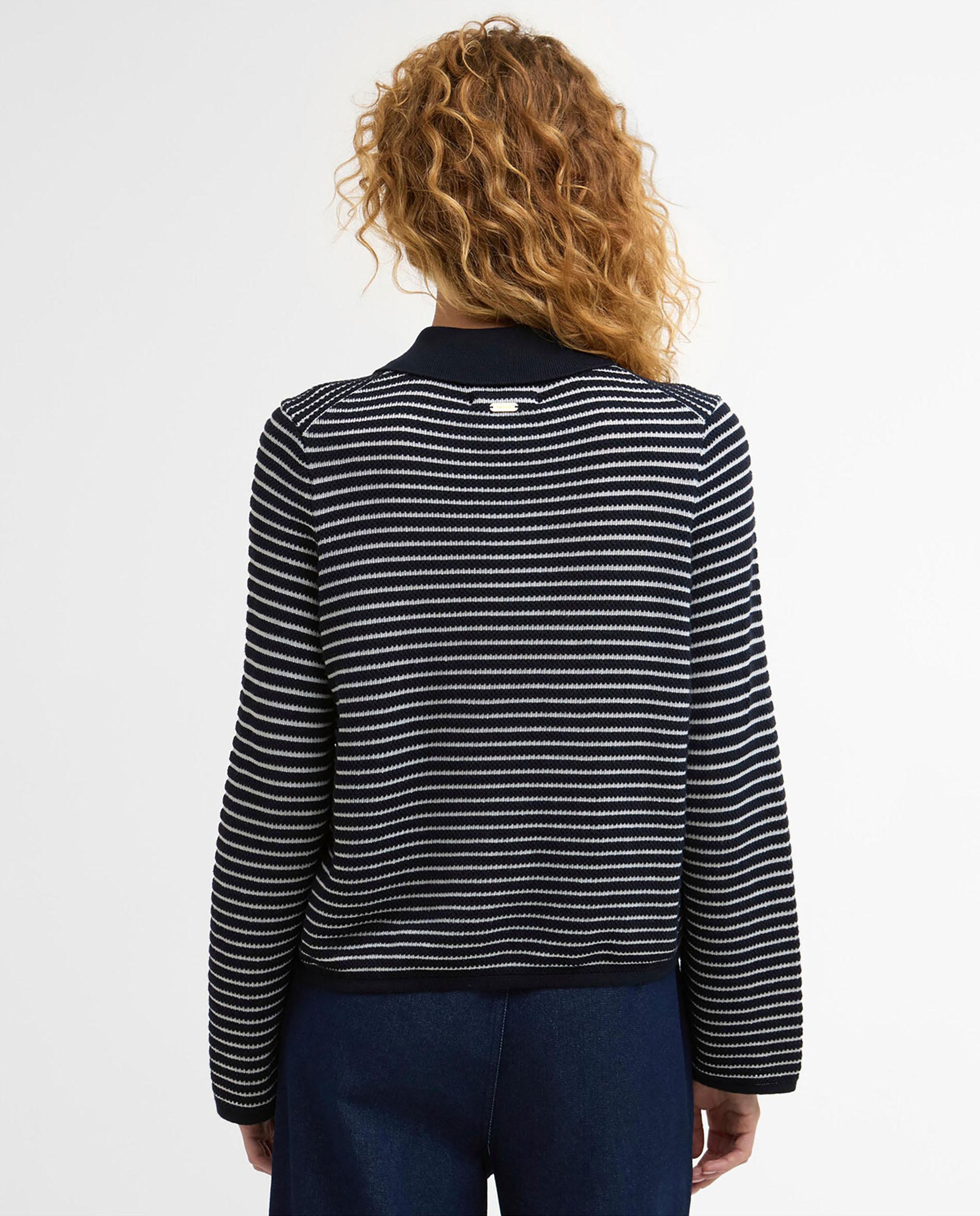 Jersey de mujer de manga larga y diseño de rayas - Barbour - Azul marino Azul marino-2