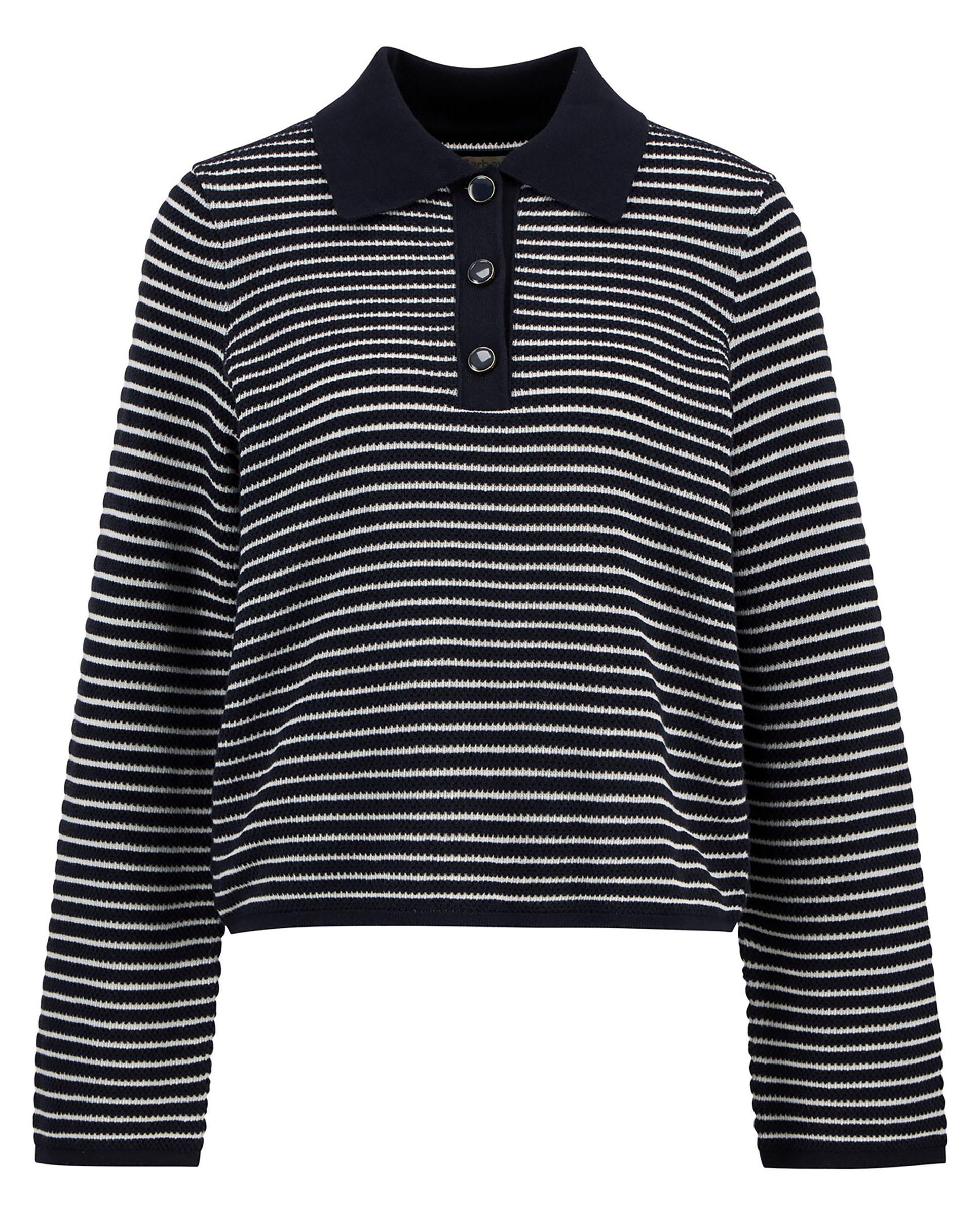 Jersey de mujer de manga larga y diseño de rayas - Barbour - Azul marino Azul marino-7