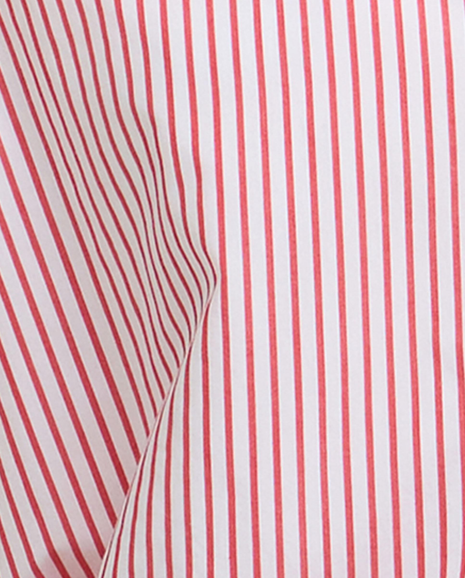 Camisa de mujer con cuello en punta y hombros caídos - Barbour - Rojo / Blanco Rojo / Blanco-7
