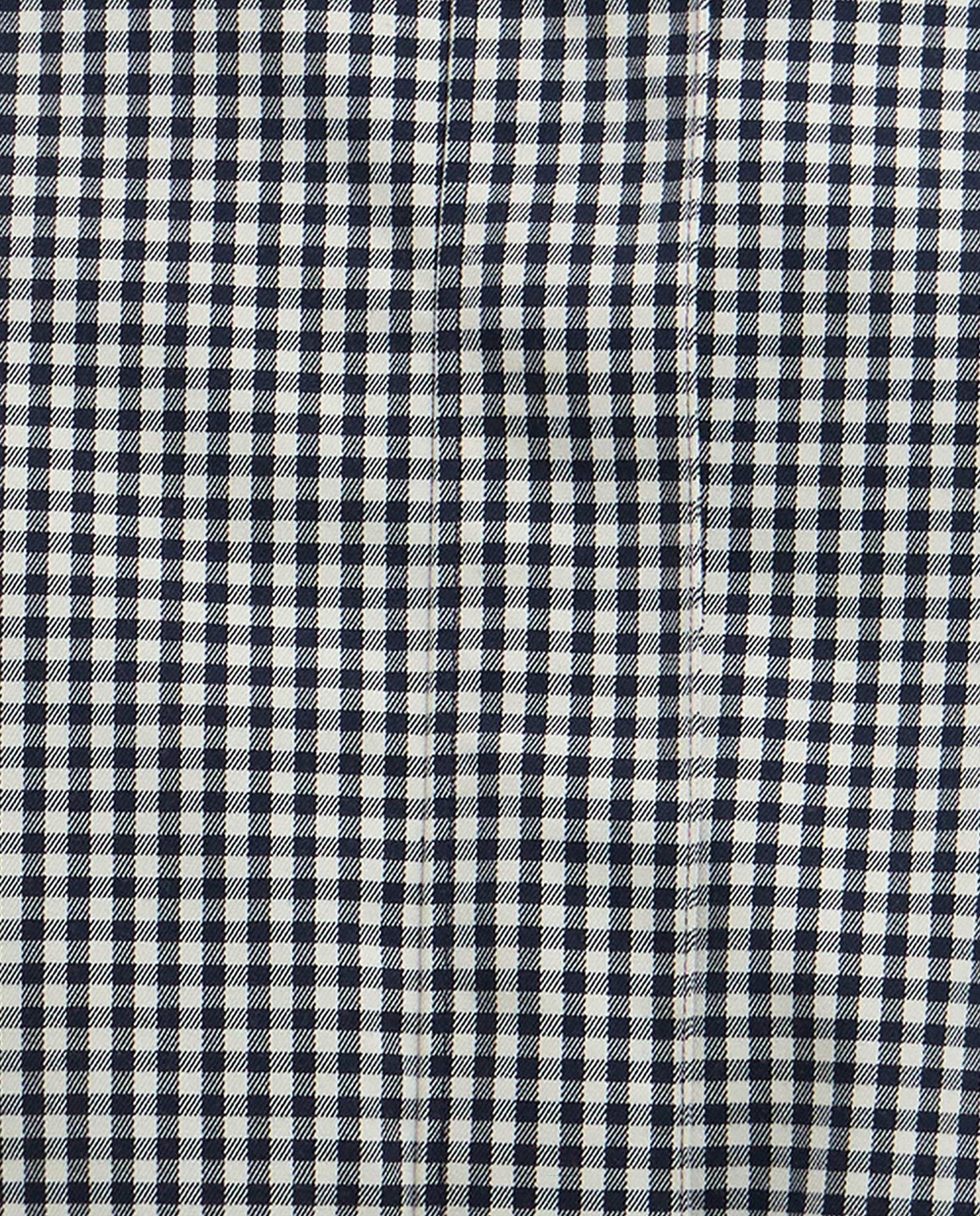 Chaqueta de mujer con cuello alto oversize y cordones ajustables en el cuello y el dobladillo - Barbour - Azul/Blanco Azul/Blanco-8