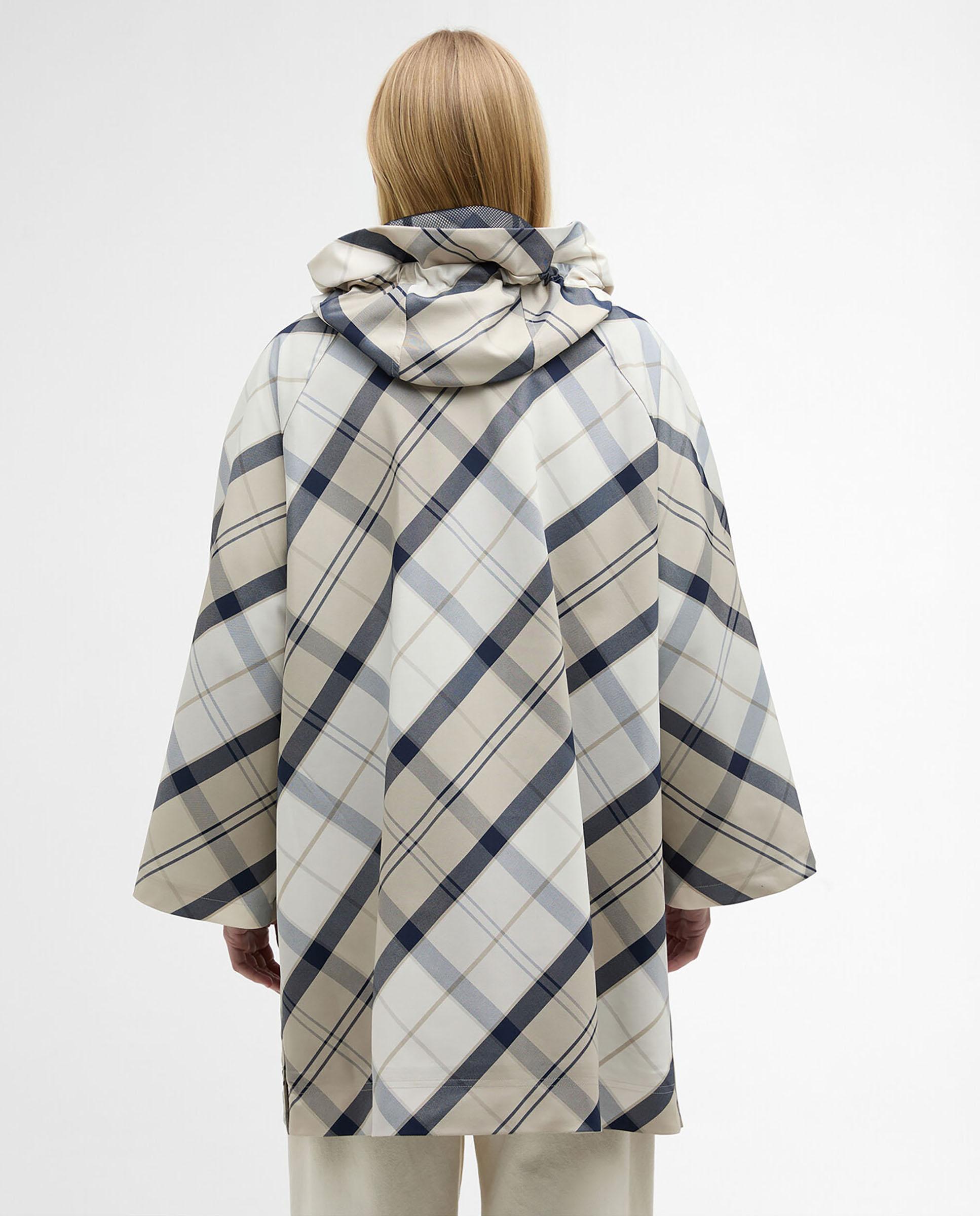 Poncho de mujer con una capucha integrada y aberturas laterales con tachuelas - Barbour - Multicolor Multicolor-2