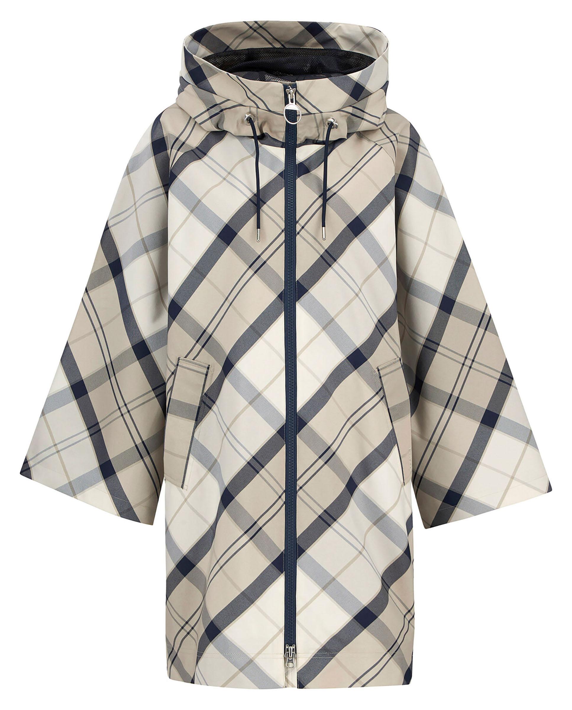 Poncho de mujer con una capucha integrada y aberturas laterales con tachuelas - Barbour - Multicolor Multicolor-7