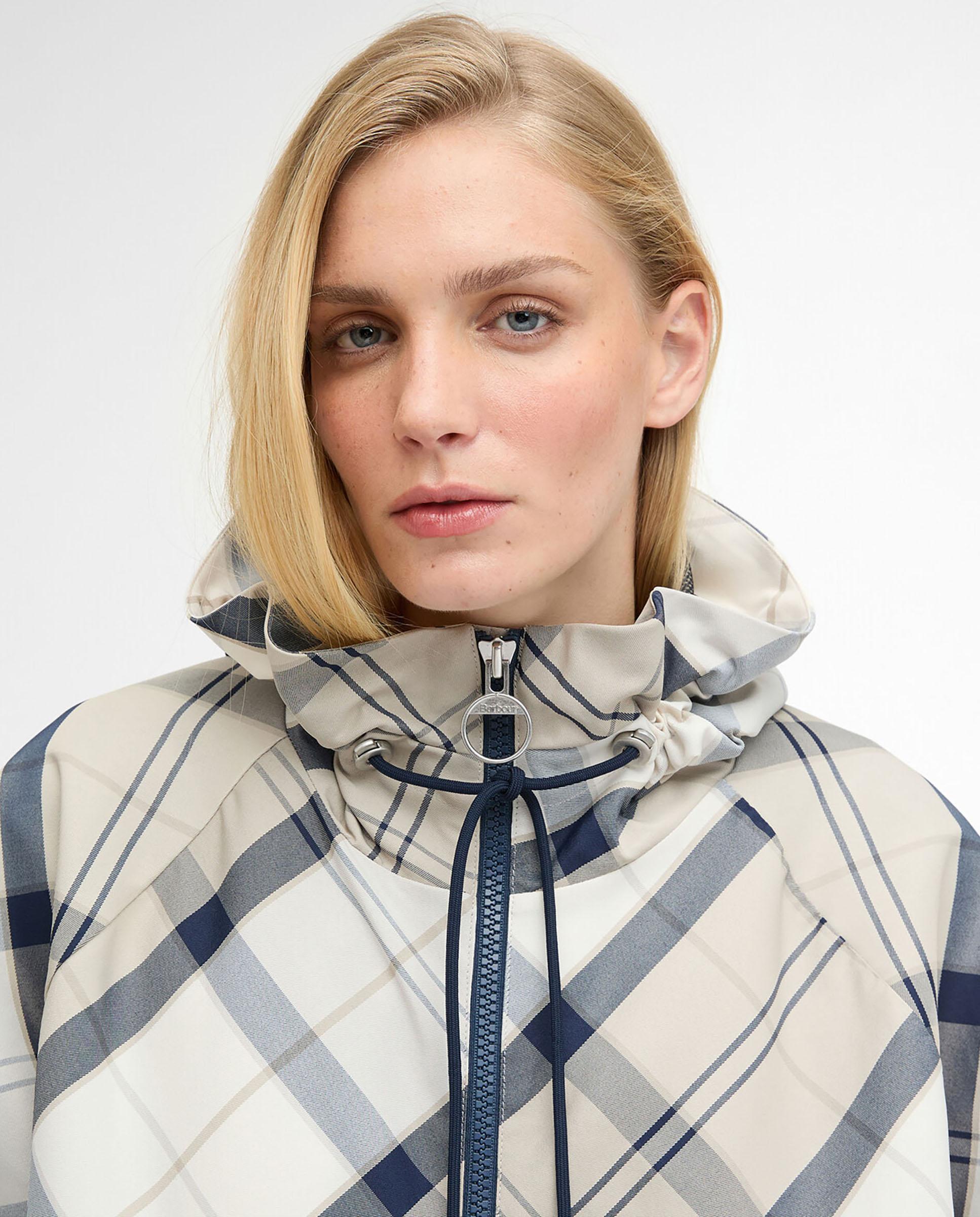Poncho de mujer con una capucha integrada y aberturas laterales con tachuelas - Barbour - Multicolor Multicolor-4