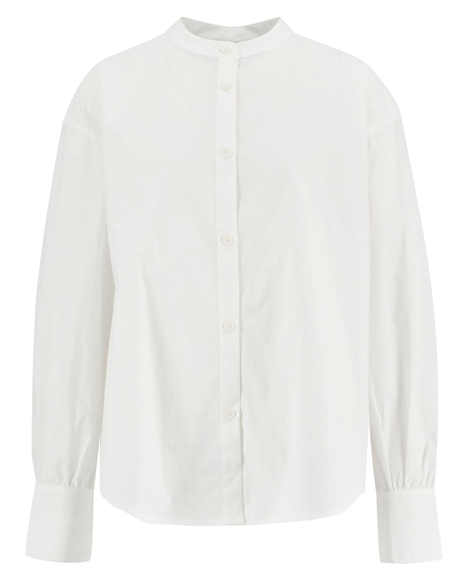 Camisa de mujer de corte recto y manga larga - Barbour - Blanco Blanco-7