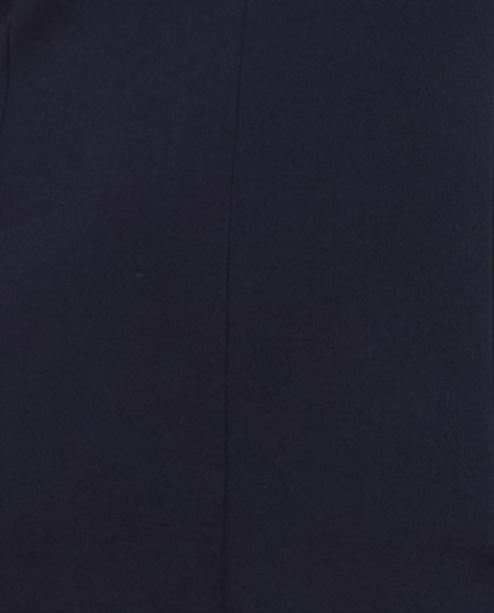 Vestido corto de manga corta y cuello camisa - Barbour - Azul marino Azul marino-6