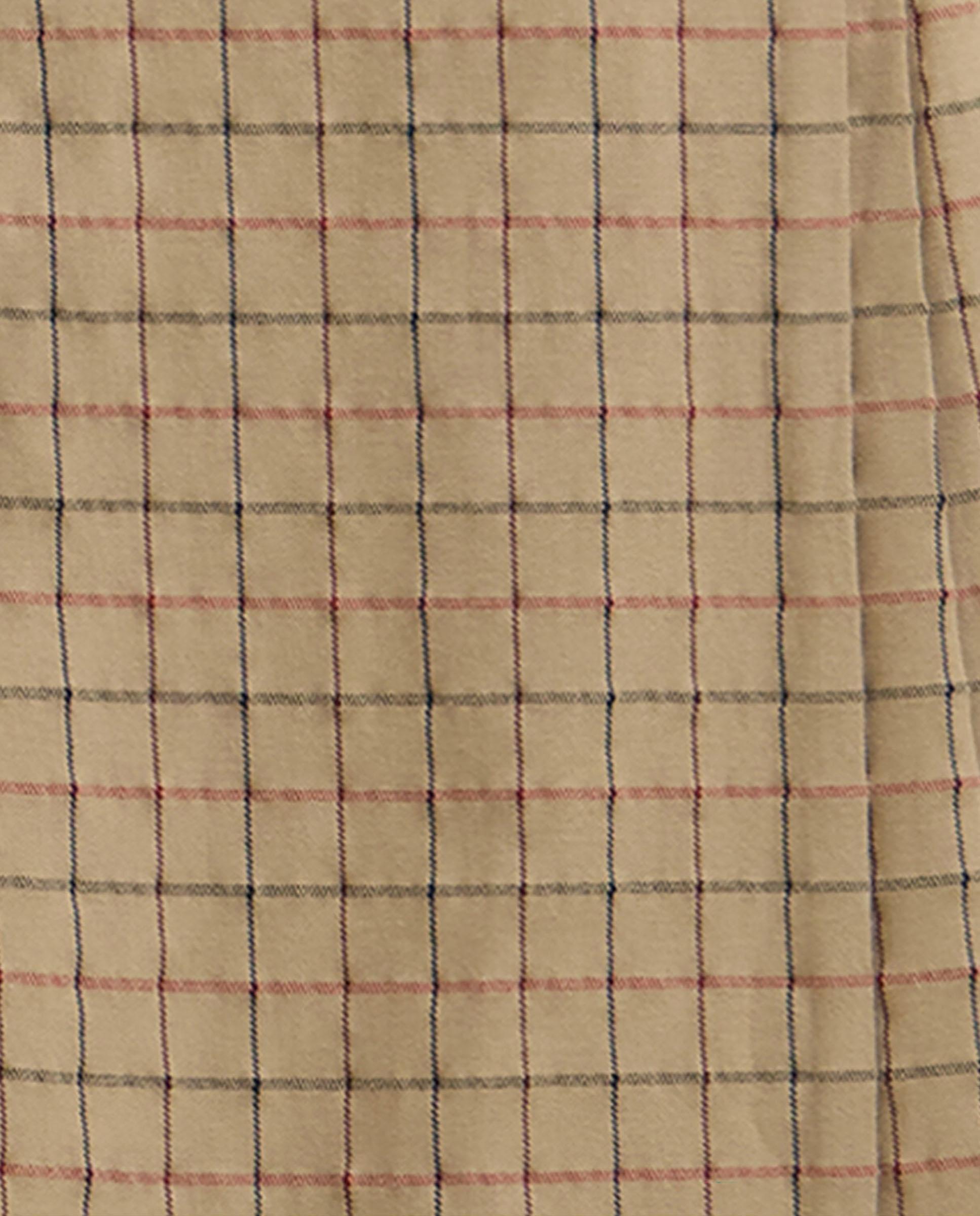 Falda midi con detalle de cierre de hebilla delantero - Barbour - Marrón Marrón-5