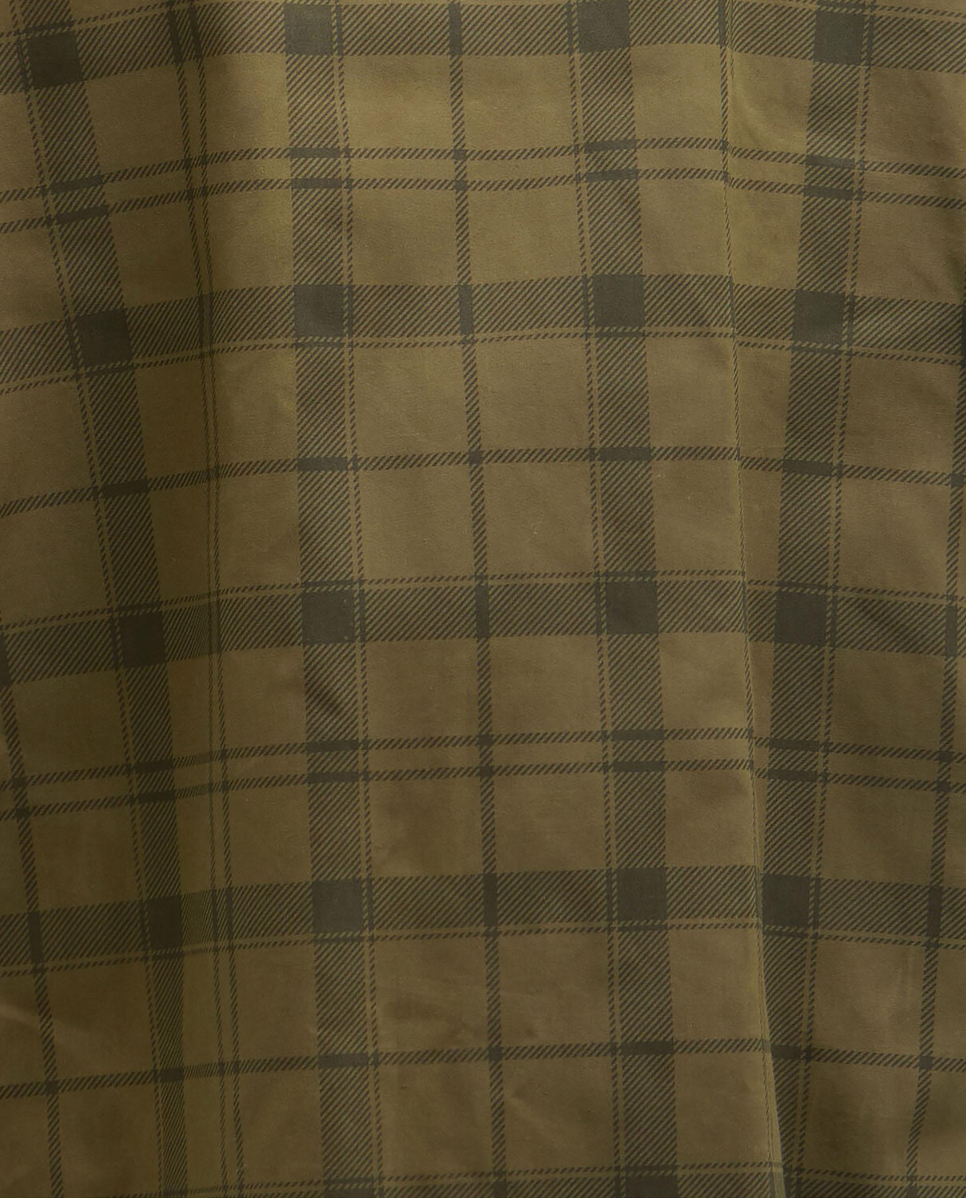 Parka de mujer con cierre combinado y bolsillos inclinados en el pecho y de parche con solapa - Barbour - Verde Oliva Verde Oliva-9