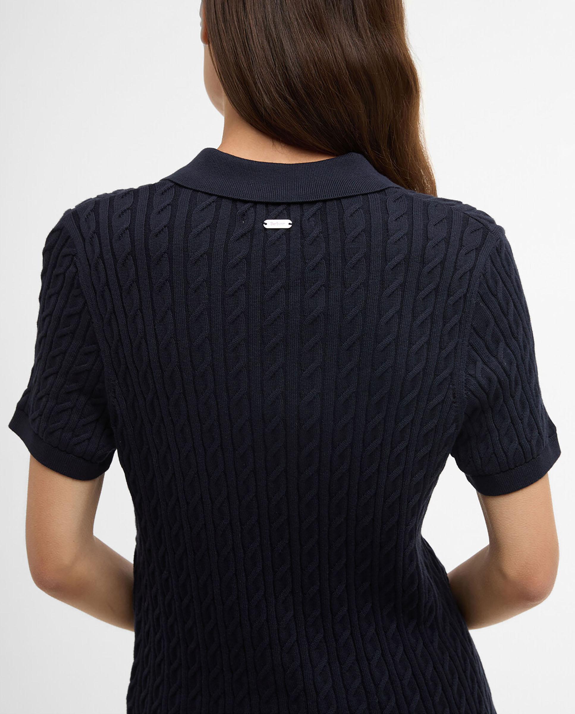 Polo de mujer de manga corta y cuello clásico - Barbour - Azul marino Azul marino-5