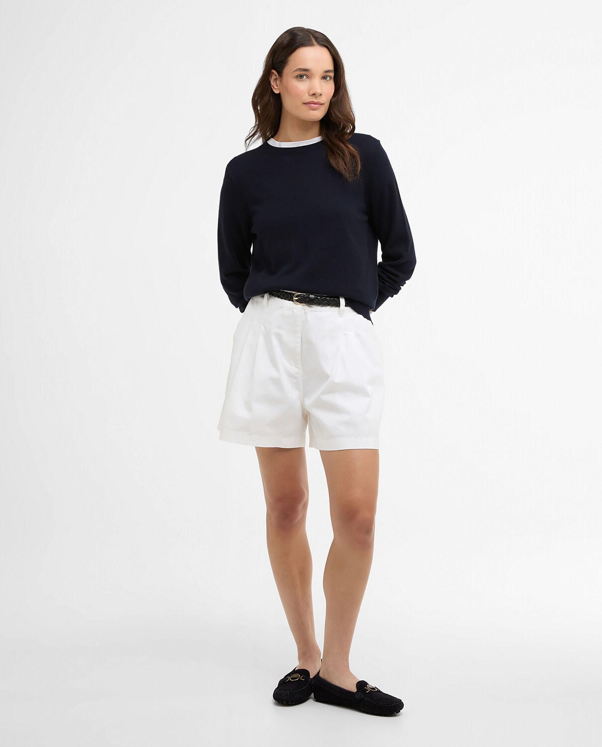 Jersey de mujer de manga larga y cuello redondo - Barbour - Azul marino Azul marino-3