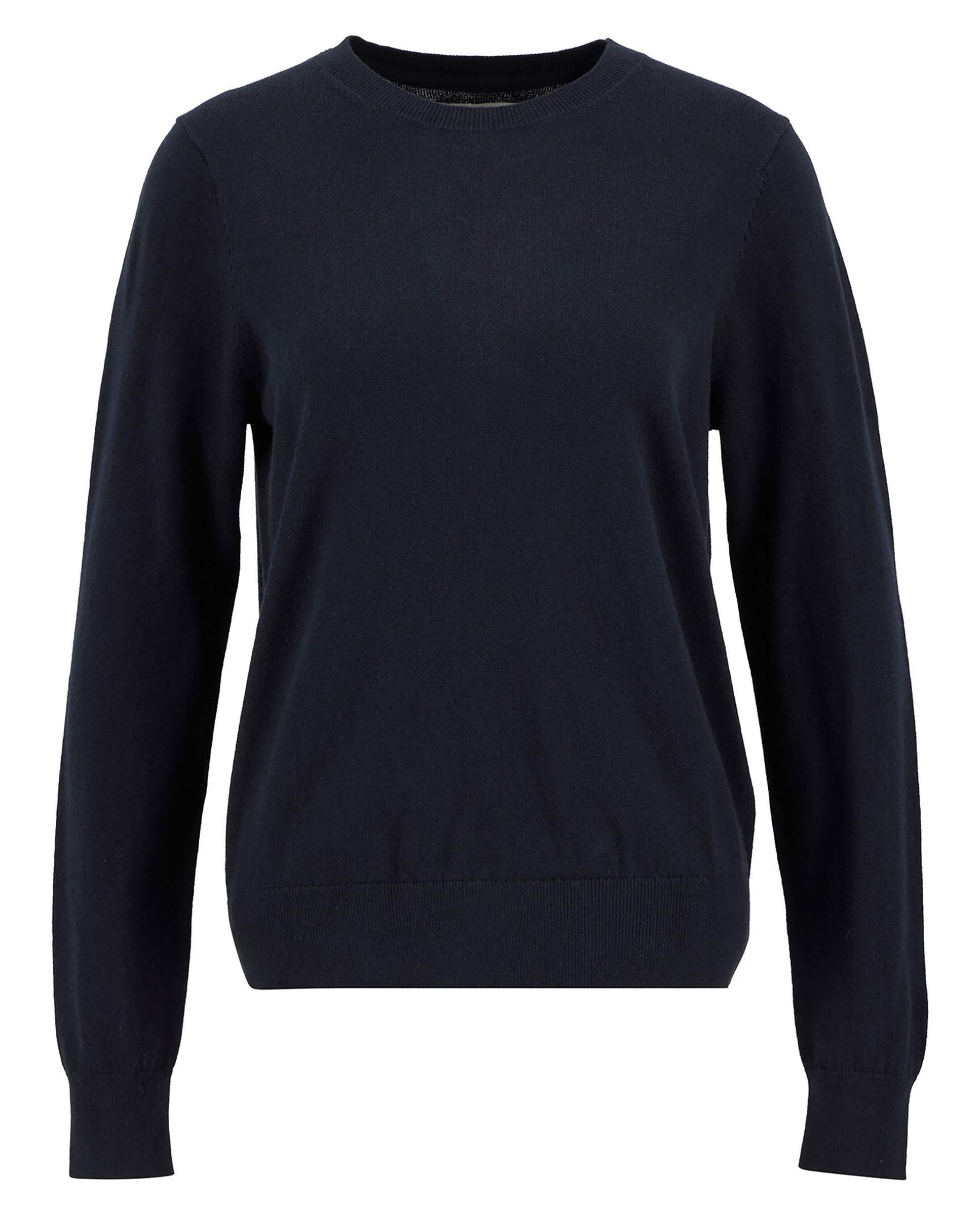 Jersey de mujer de manga larga y cuello redondo - Barbour - Azul marino Azul marino-7