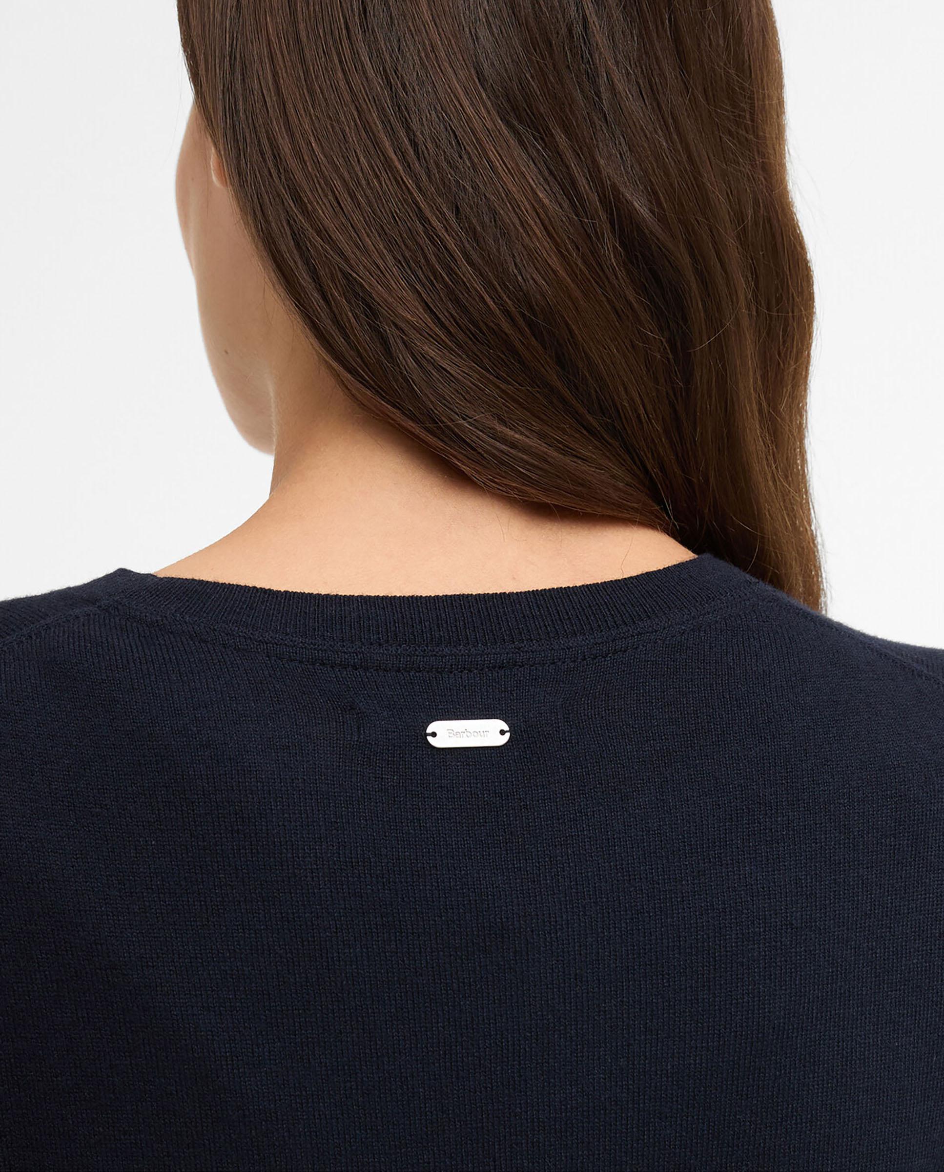 Jersey de mujer de manga larga y cuello redondo - Barbour - Azul marino Azul marino-5
