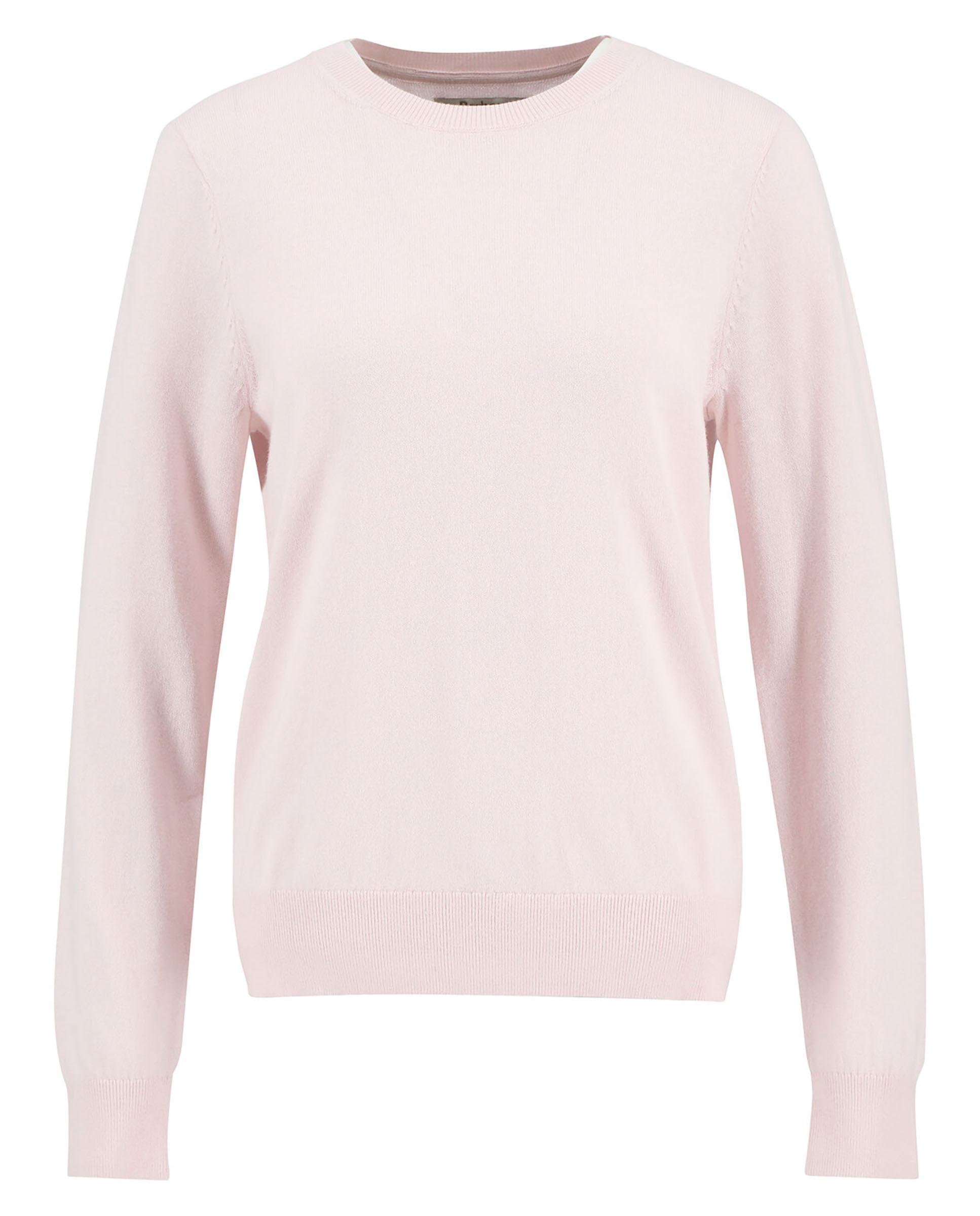 Jersey de mujer de manga larga y cuello redondo - Barbour - Rosa claro Rosa claro-6