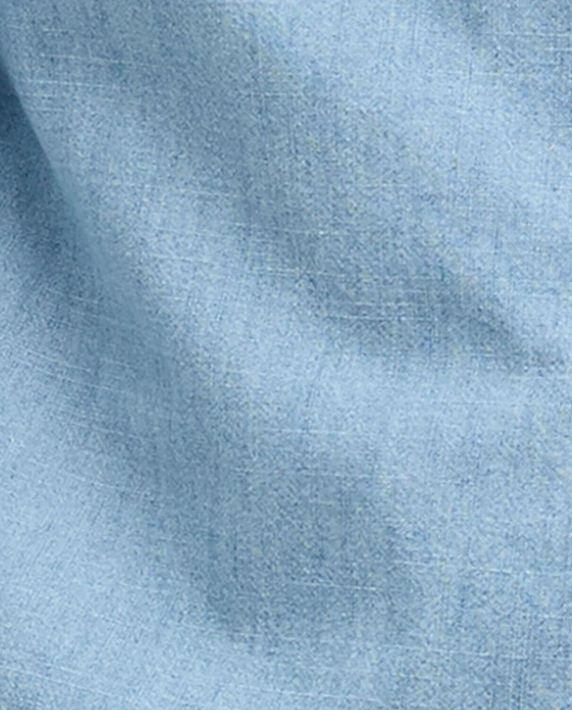 Camisa de mujer de manga larga y dos bolsillos de parche - Barbour - Azul claro Azul claro-6