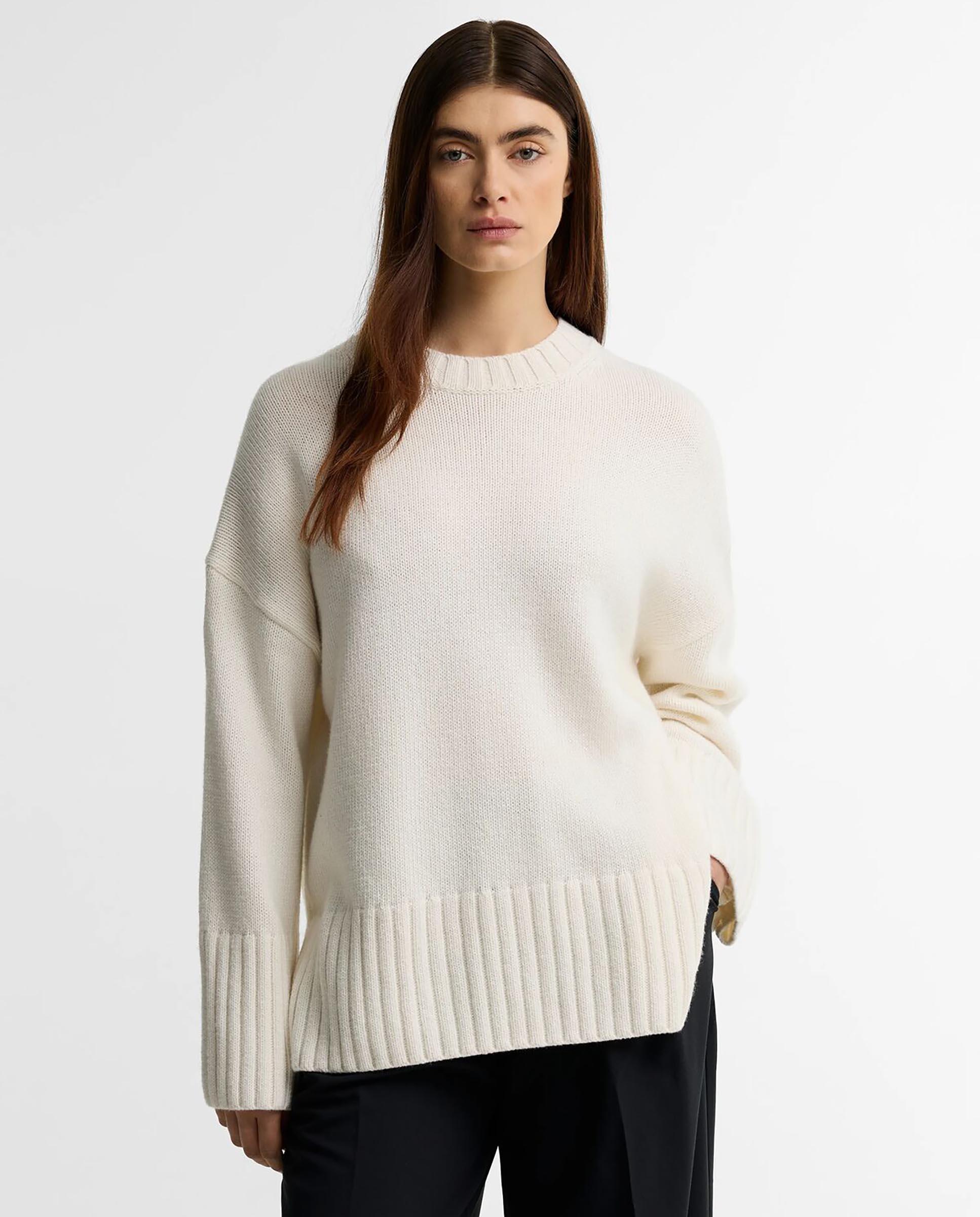 Jersey de mujer gaia de cuello redondo - Barbour - Natural Natural-1
