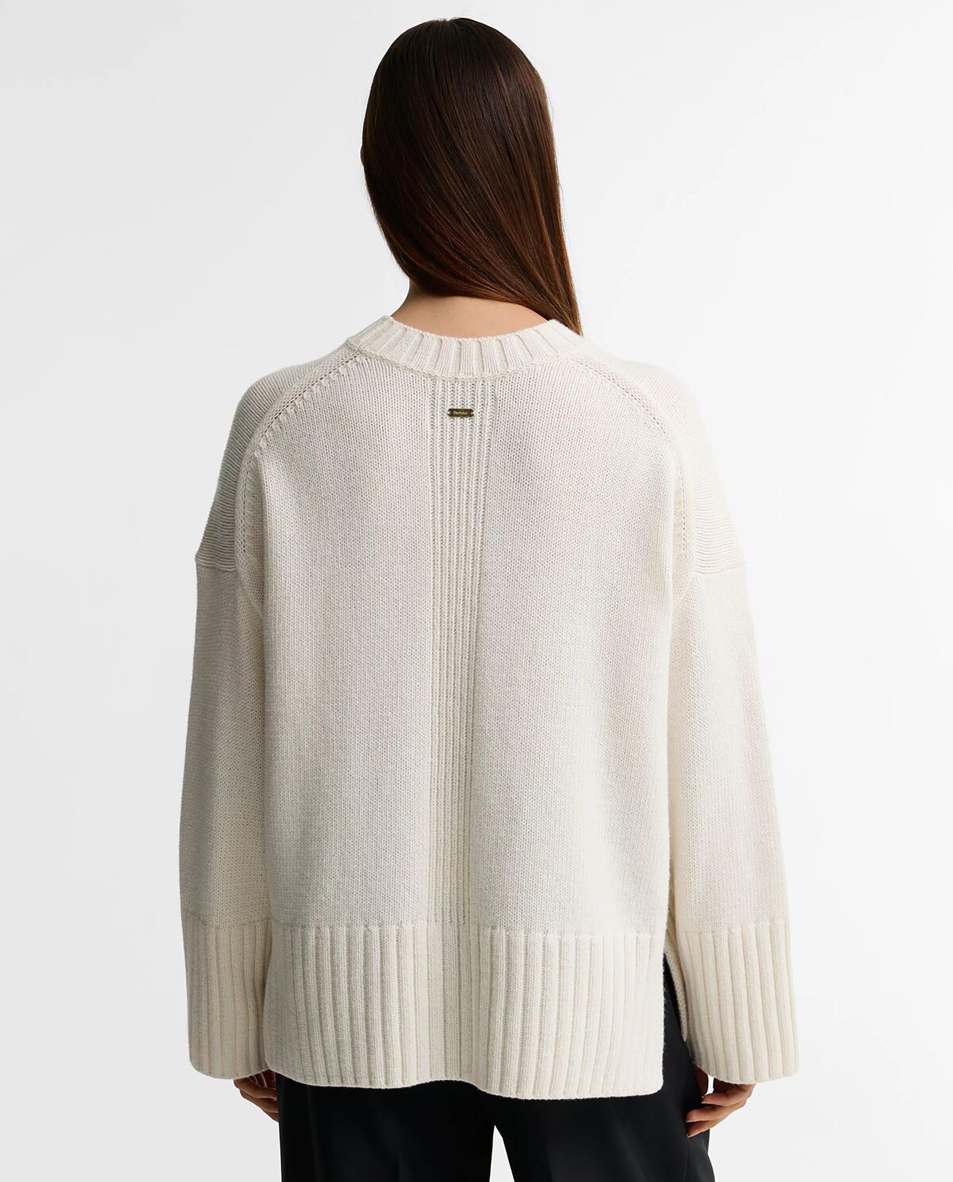 Jersey de mujer gaia de cuello redondo - Barbour - Natural Natural-3