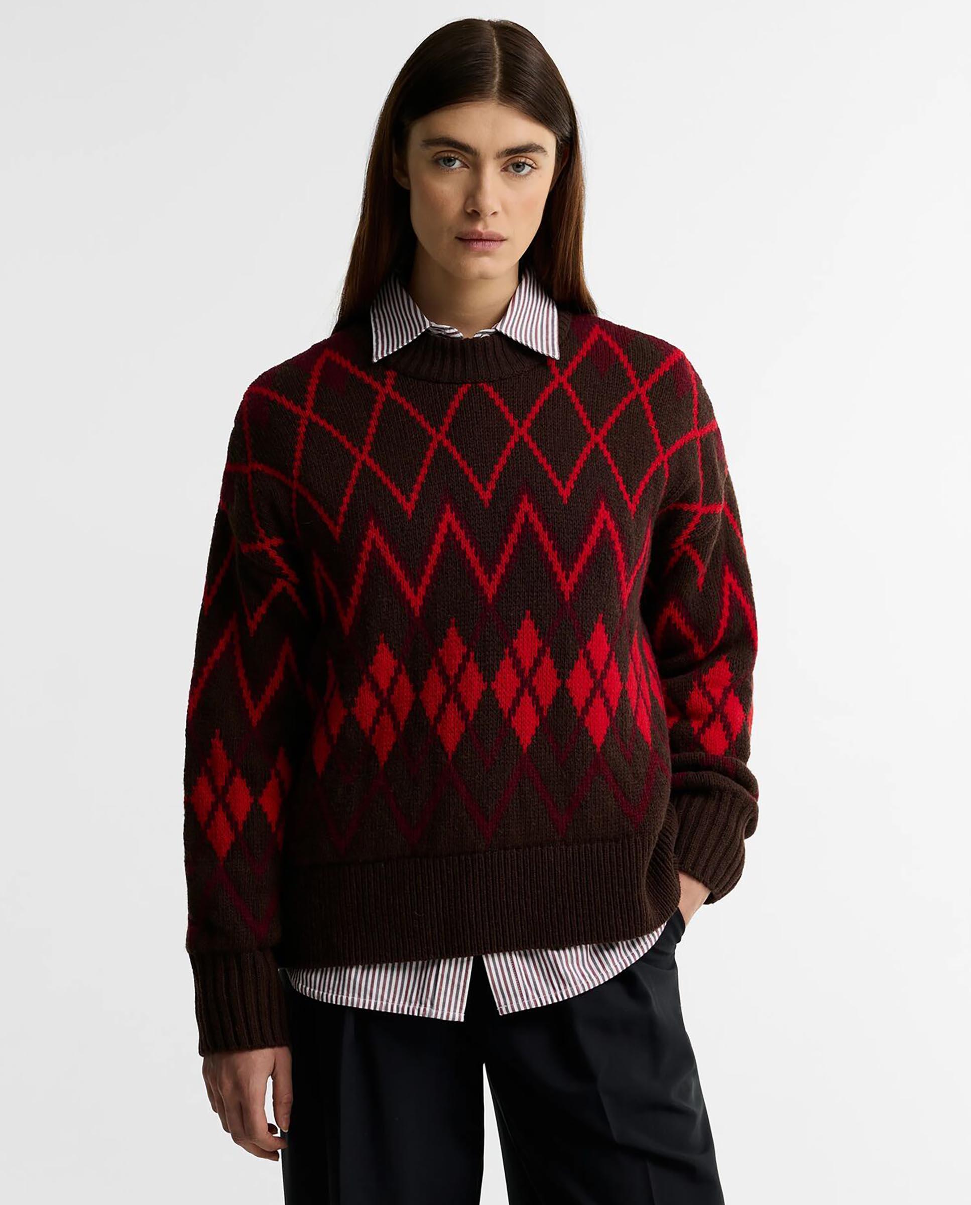 Imagen 1 de Jersey de mujer adina fairisle con mezcla de lana Multicolor