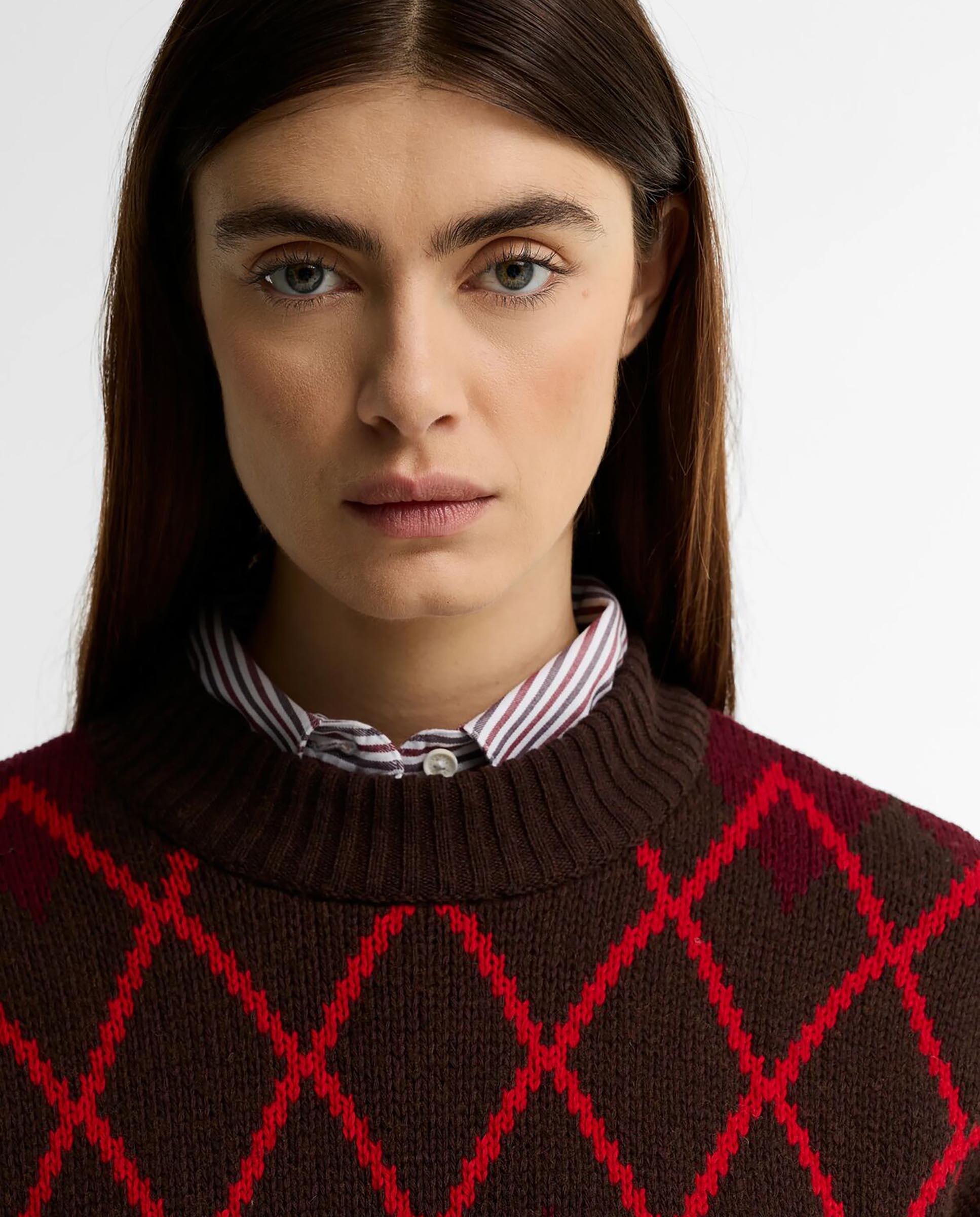 Imagen 4 de Jersey de mujer adina fairisle con mezcla de lana - Barbour - Multicolor Multicolor