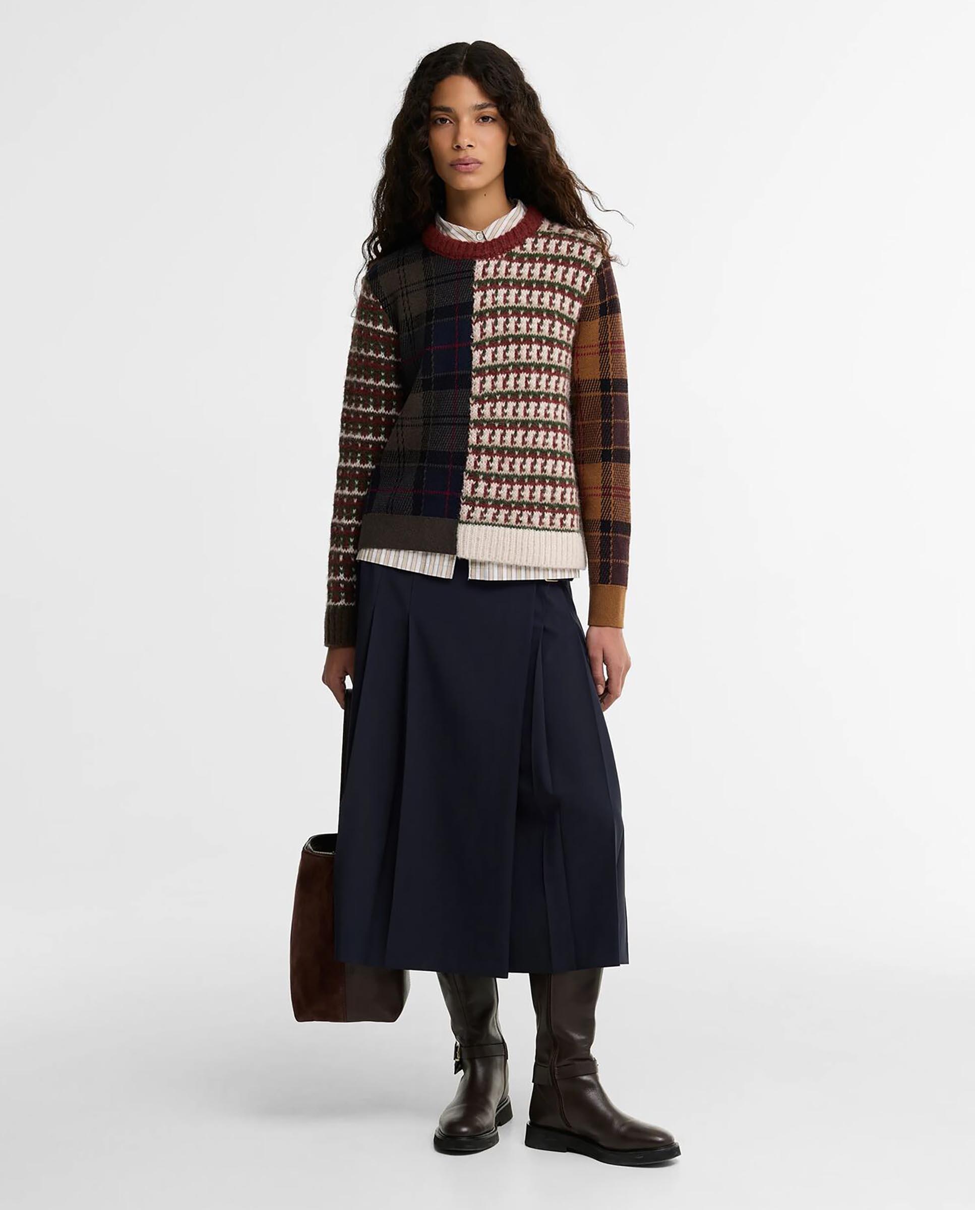Imagen 2 de Jersey de mujer ashford de cuello redondo - Barbour - Multicolor Multicolor