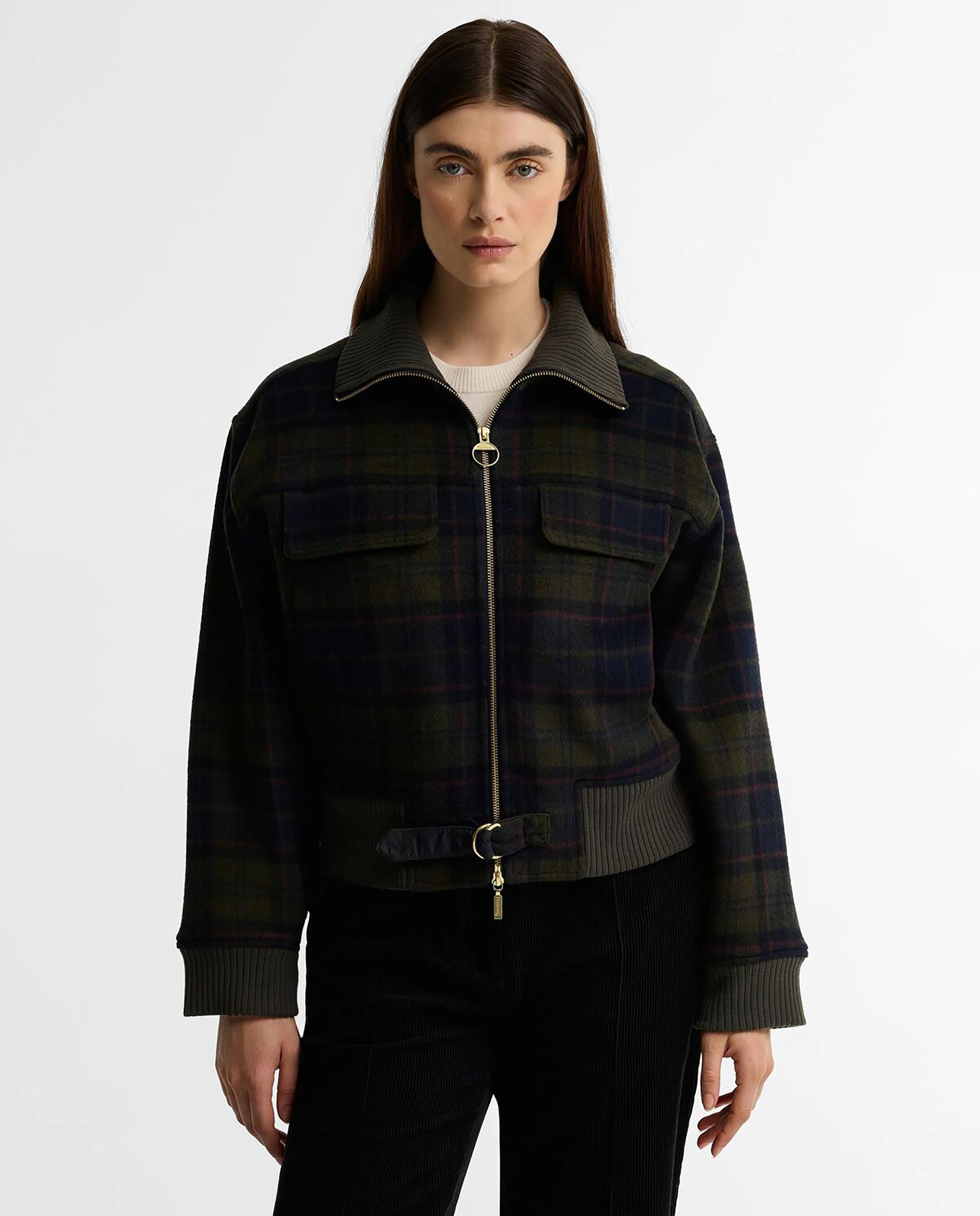 Imagen 0 de Chaqueta de mujer ivybridge con estampado tartán Multicolor