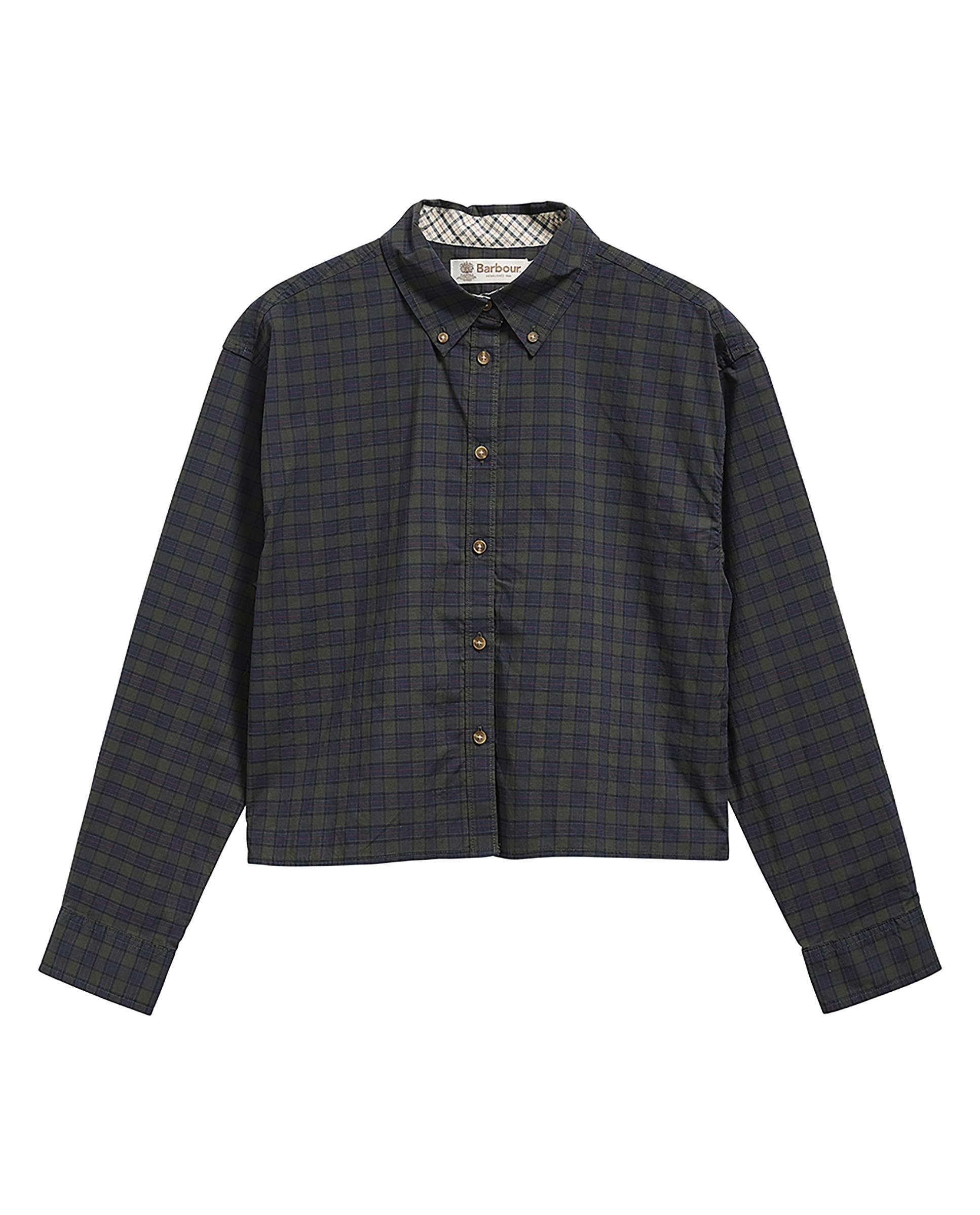 Camisa de mujer ravenshill con logotipo - Barbour - Marrón Marrón-1