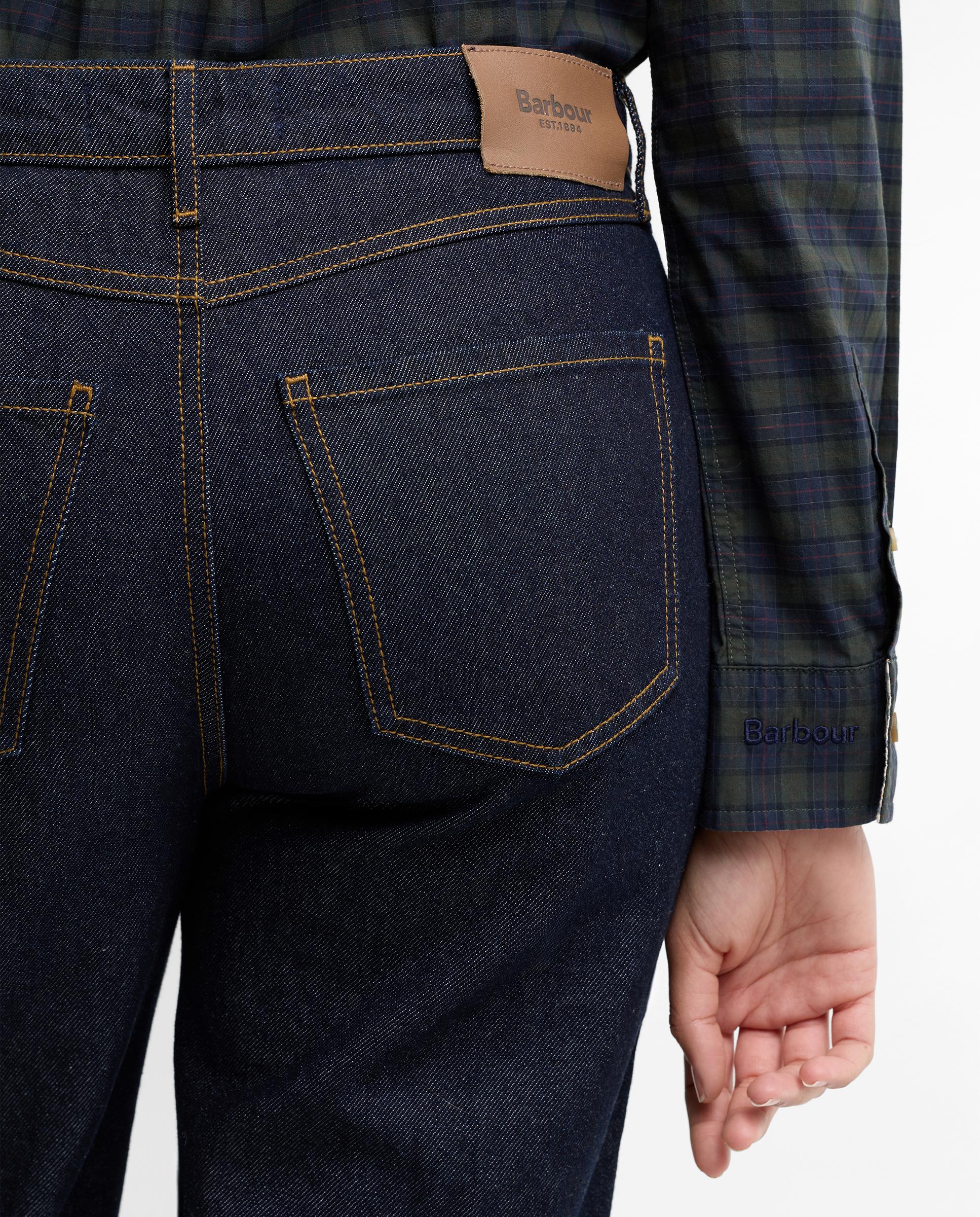 Camisa de mujer ravenshill con logotipo - Barbour - Marrón Marrón-6