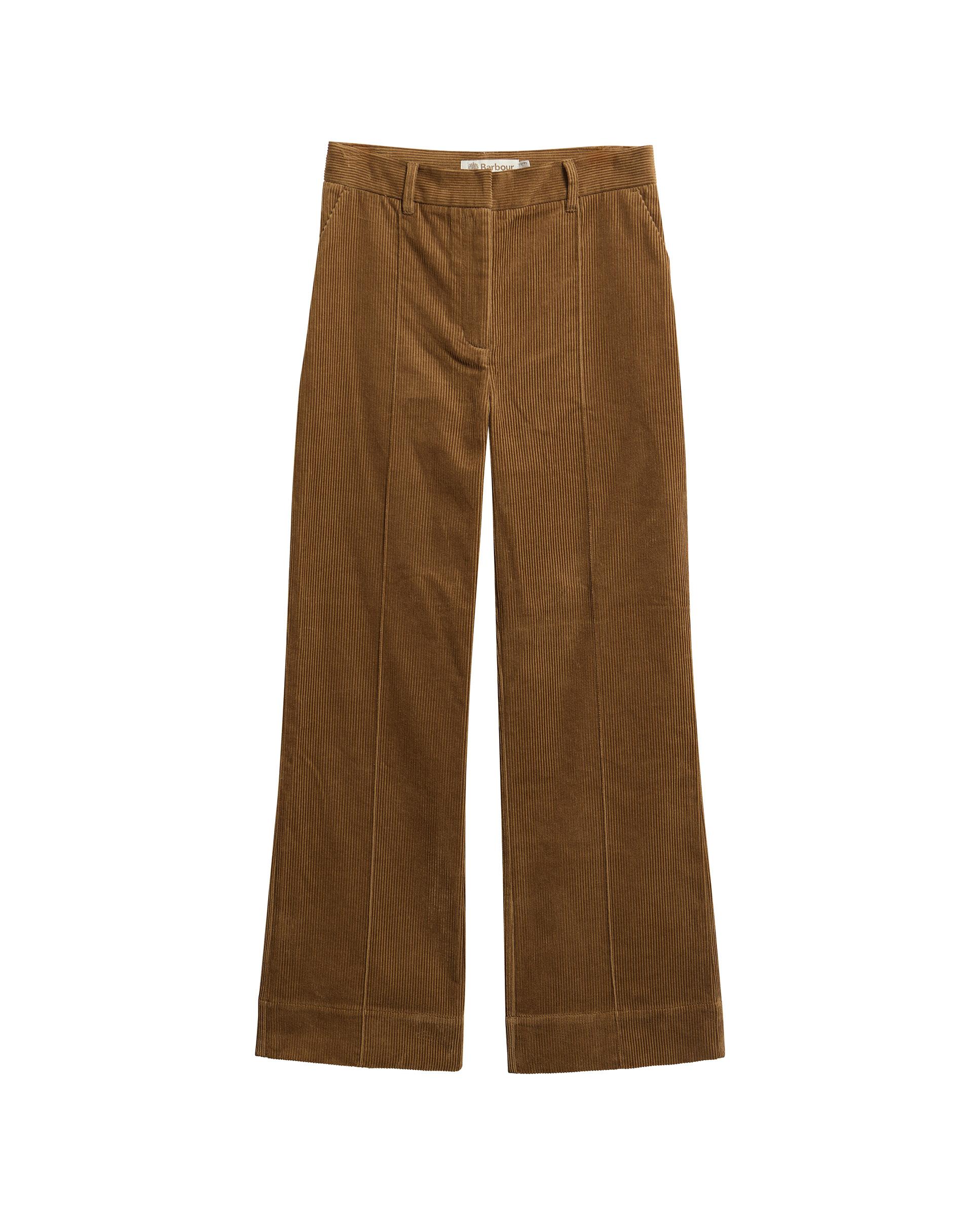 Pantalones de mujer acampanados emmy cord de pana - Barbour - Marrón Marrón-4