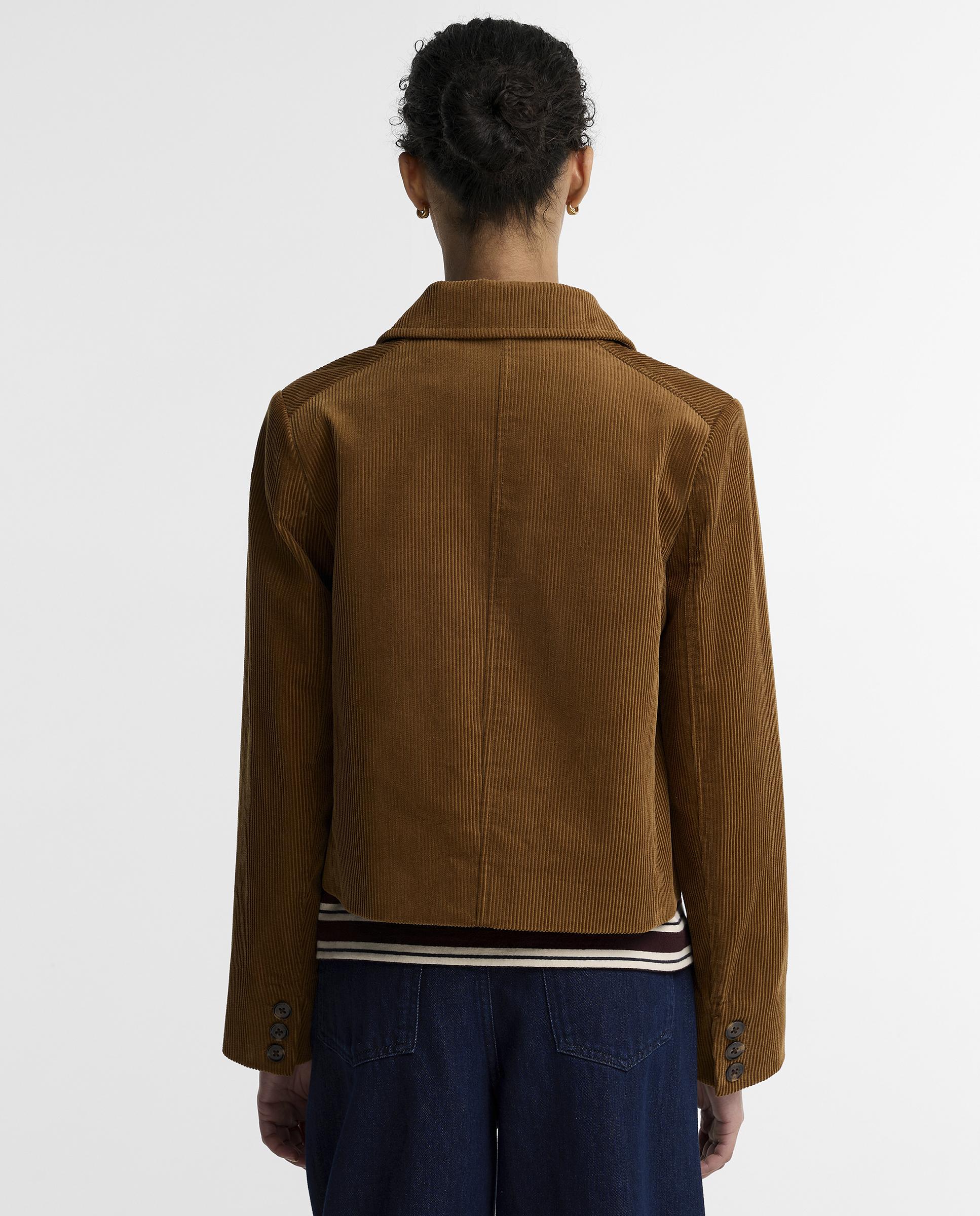 Imagen 4 de Chaqueta de mujer emmy de pana con bolsillos delanteros - Barbour - Marrón Marrón