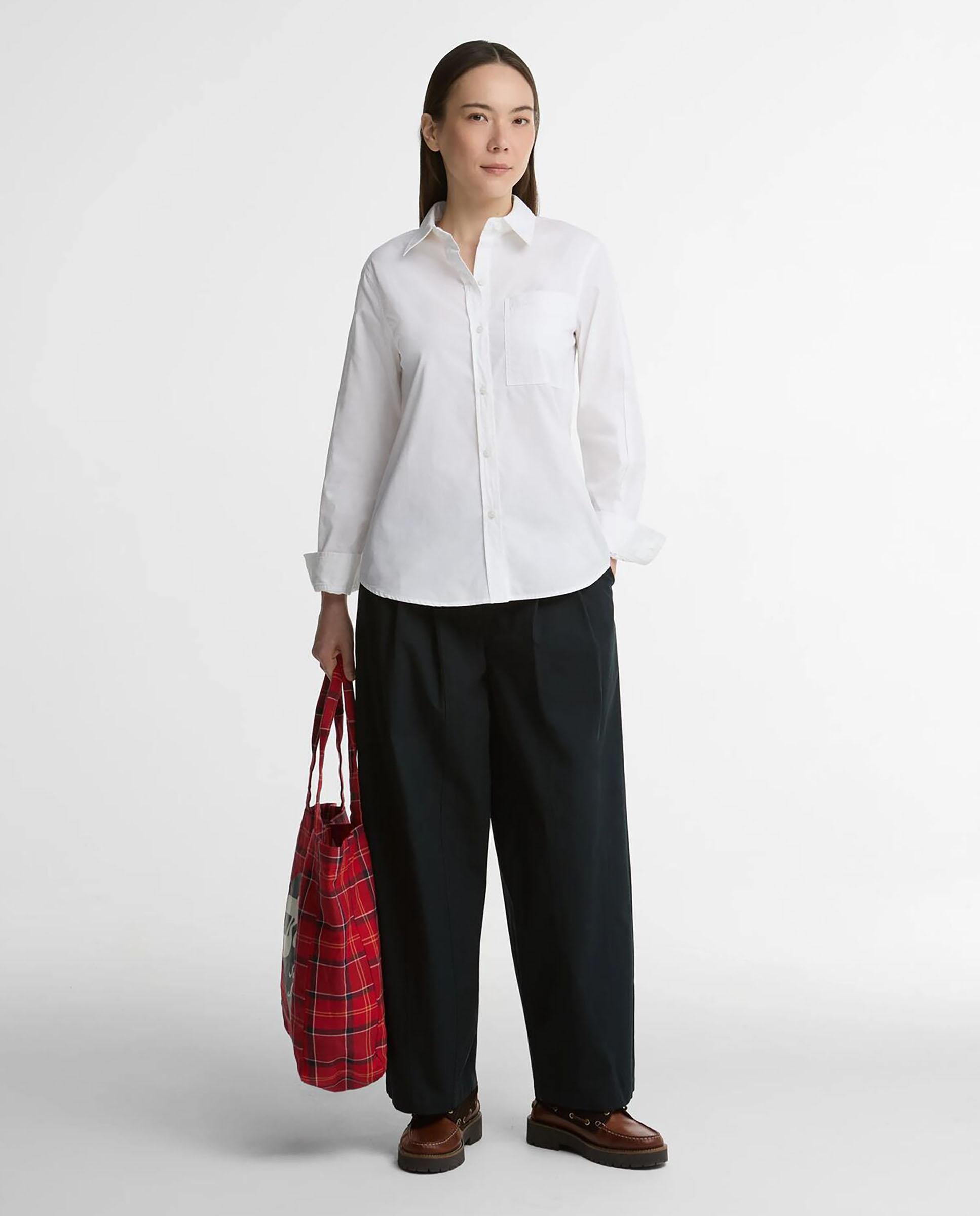 Imagen 0 de Pantalones anchos de mujer glynis Negro