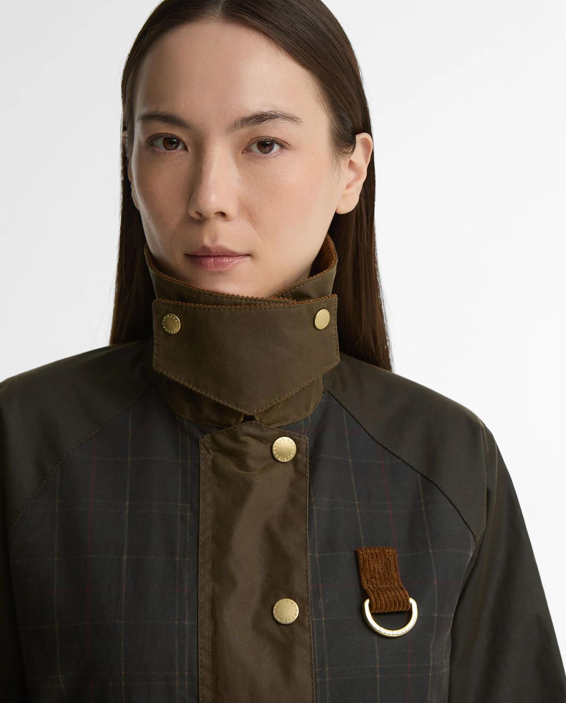 Imagen 4 de Chaqueta de mujer encerada irene con cuello de pana - Barbour - Multicolor Multicolor