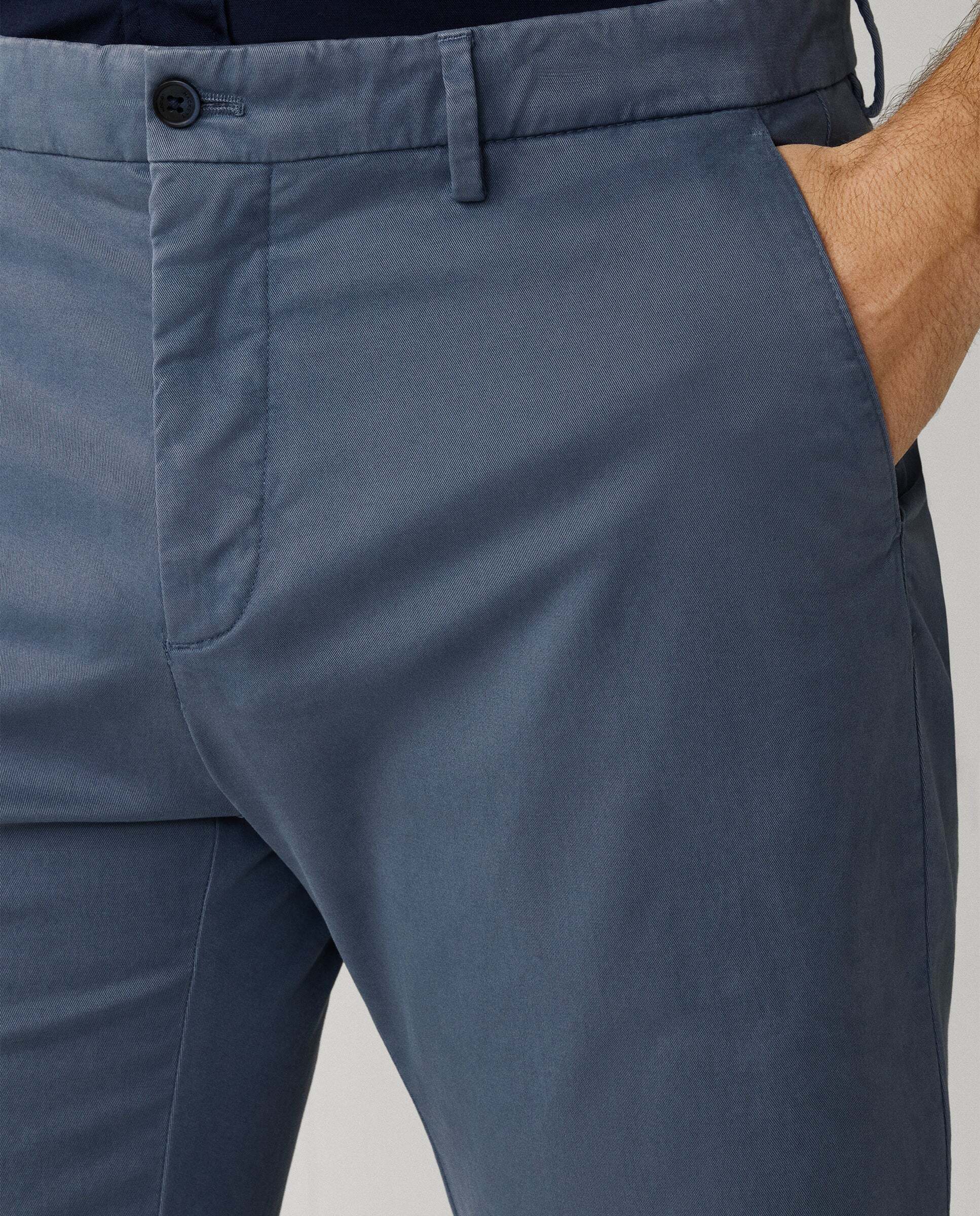 Bermuda chino de hombre sanderson fit tailored - Hackett - Azul grisáceo Azul grisáceo-4