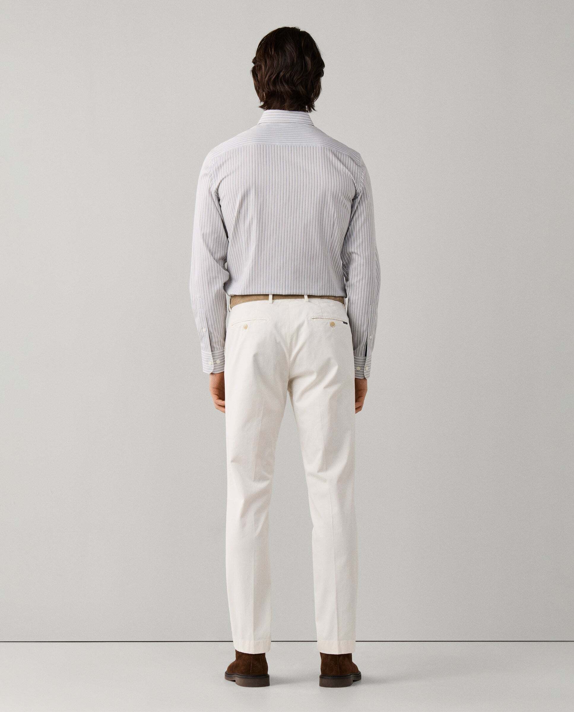 Chino kensington algodón elástico fit slim - Hackett - Natural Natural-3