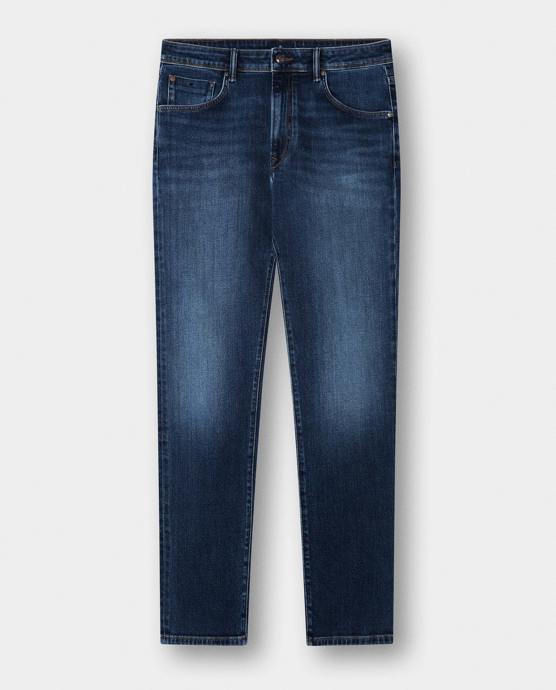 Imagen 9 de Vaqueros elásticos lavado vintage fit slim - Hackett - Azul Azul