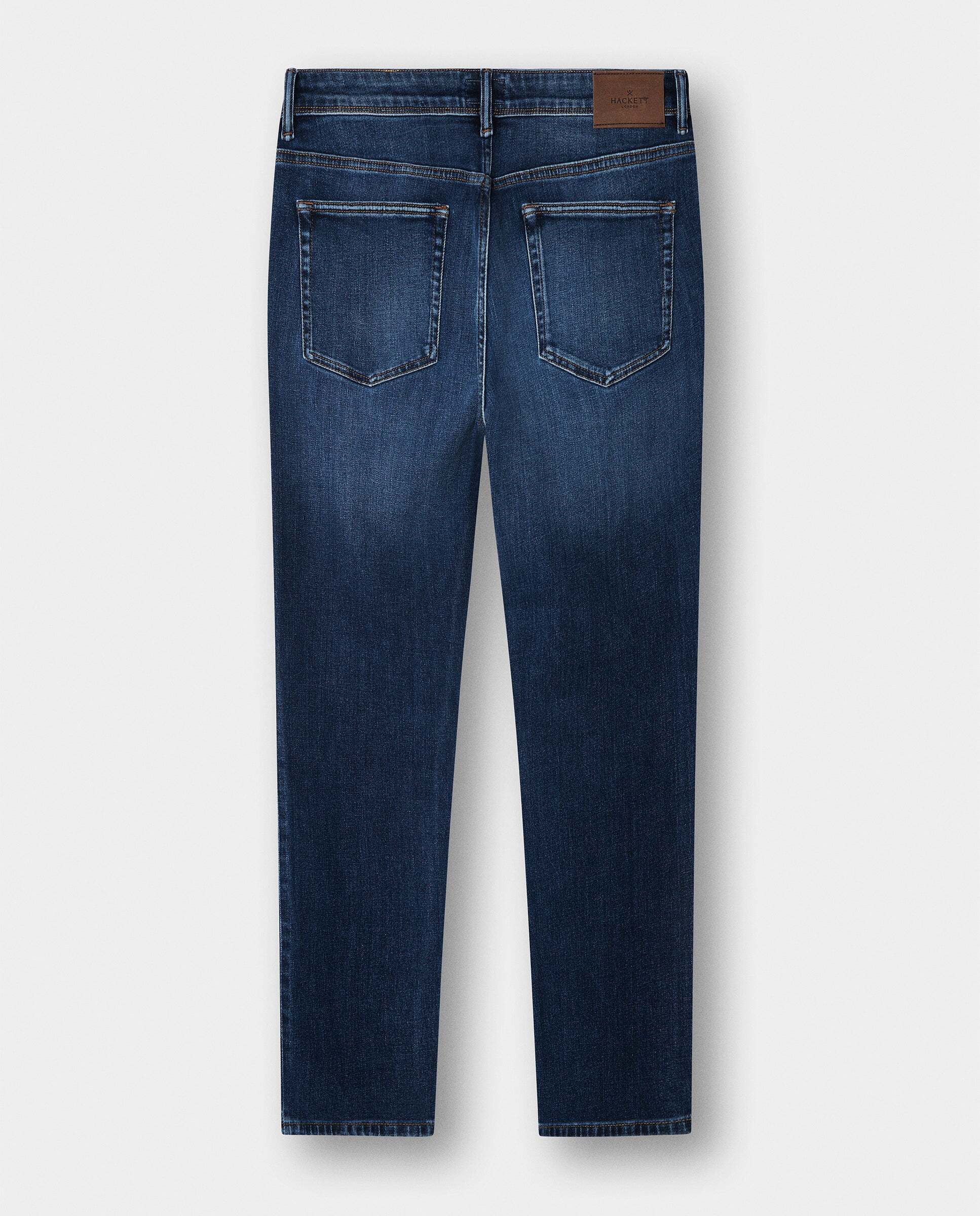 Imagen 8 de Vaqueros elásticos lavado vintage fit slim - Hackett - Azul Azul