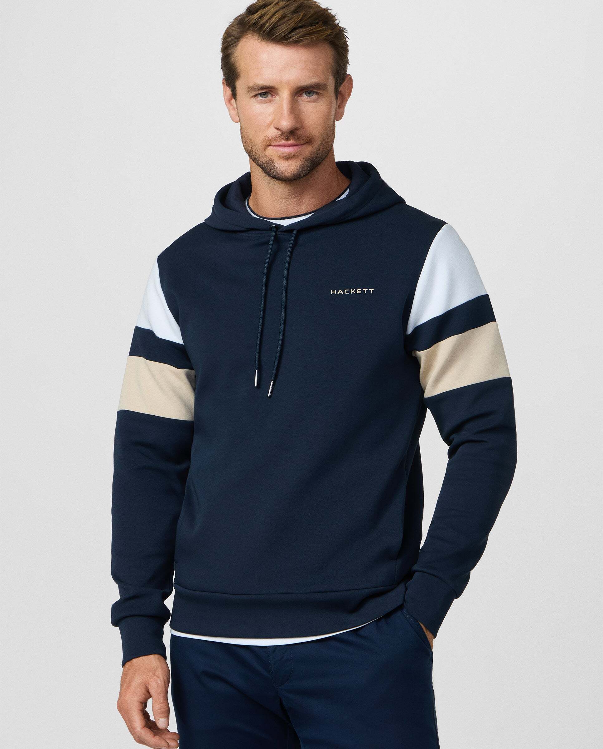 Hackett - Sudadera con capucha de hombre resort.