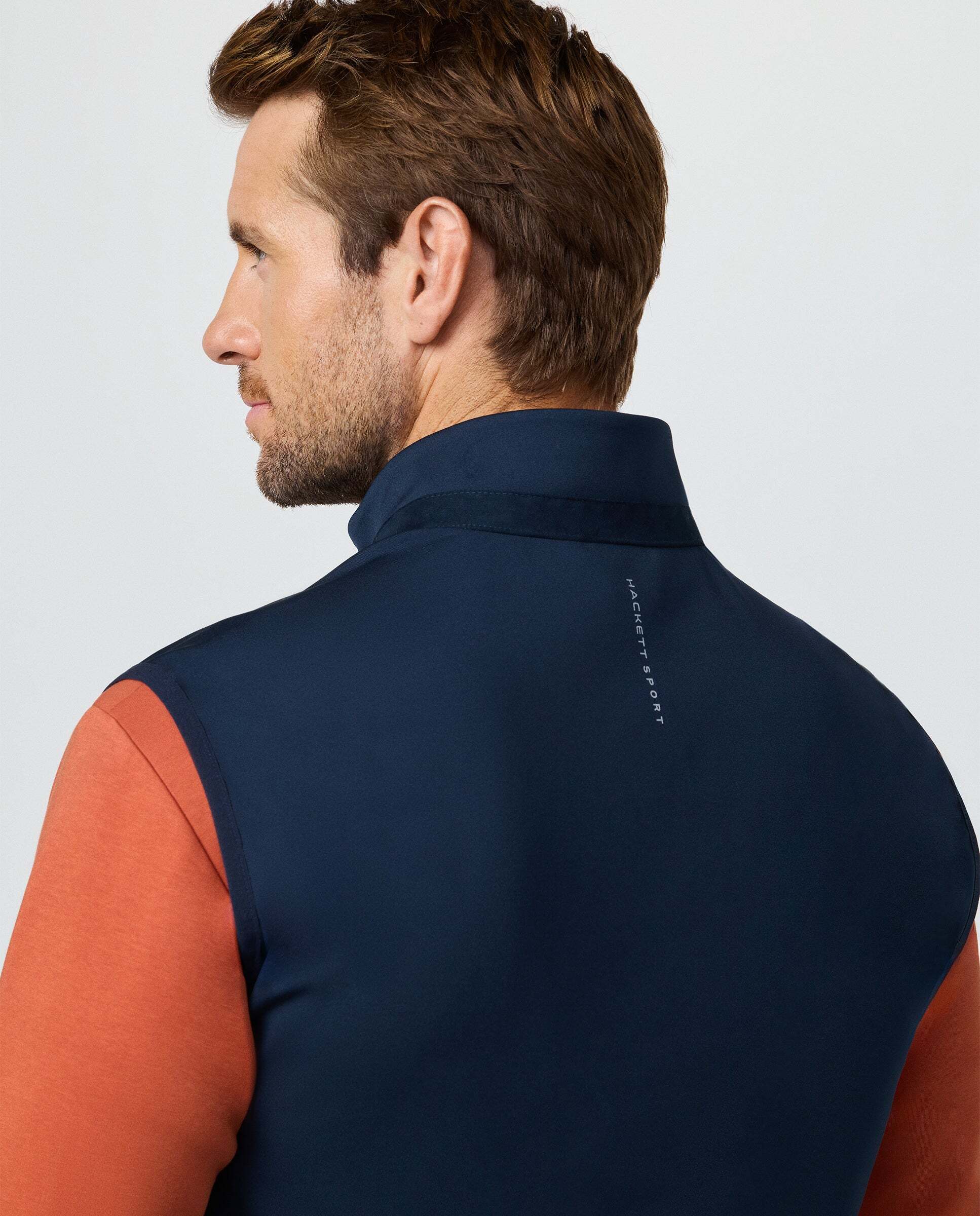 Chaleco de hombre ligero elástico - Hackett - Azul Azul-5
