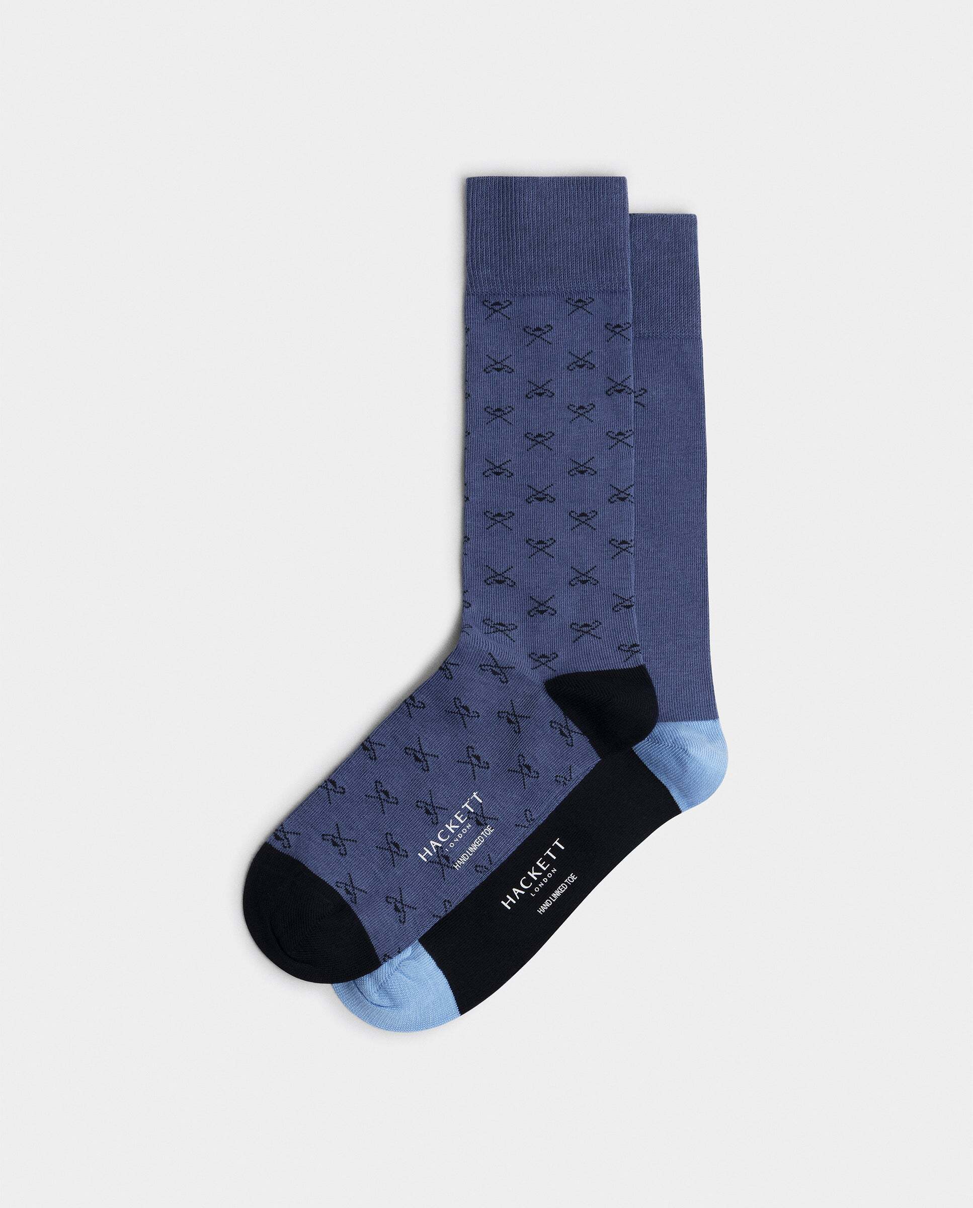 Imagen 0 de Pack de hombre de dos calcetines con logo Azul claro