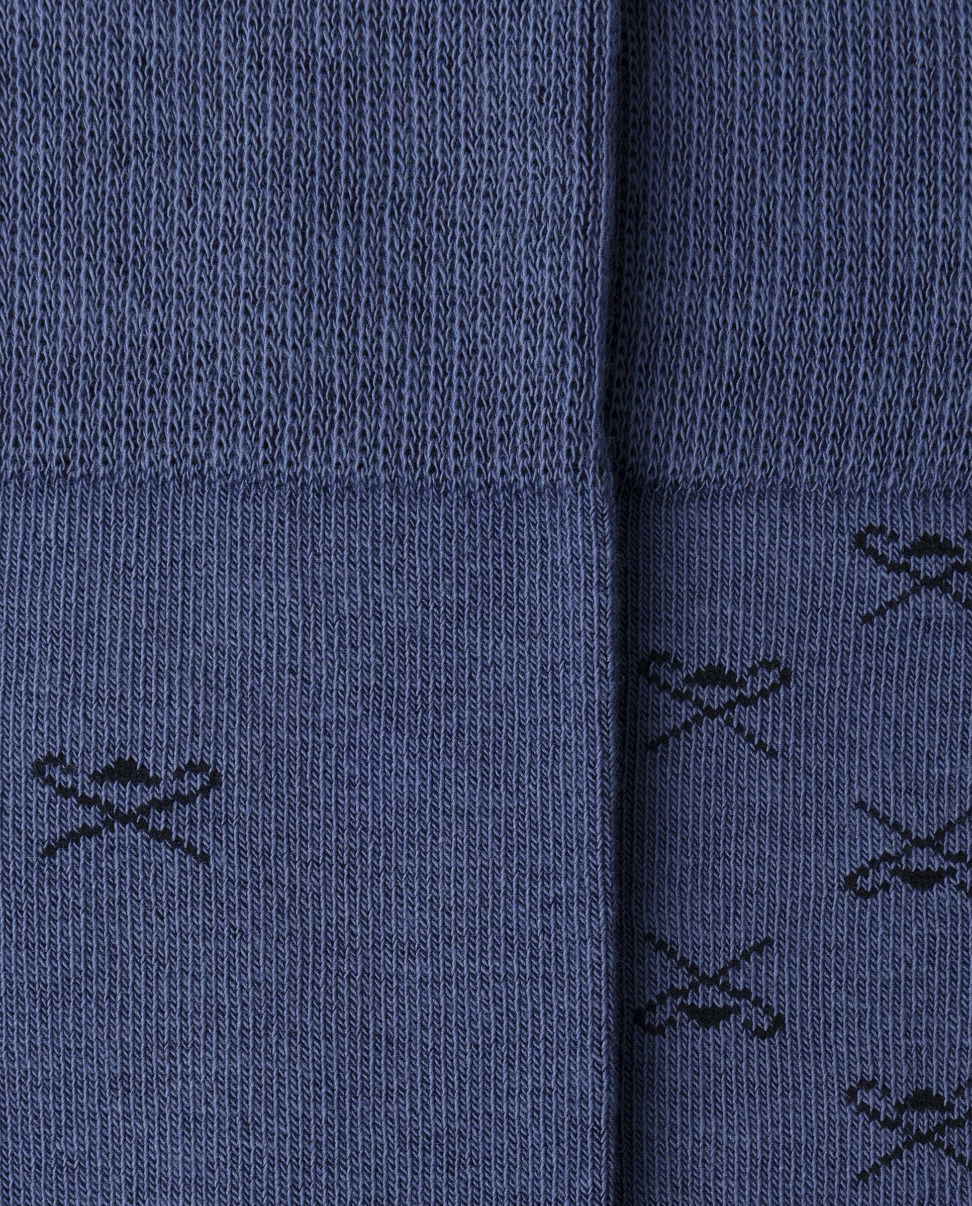 Pack de hombre de dos calcetines con logo - Hackett - Azul oscuro Azul claro-4