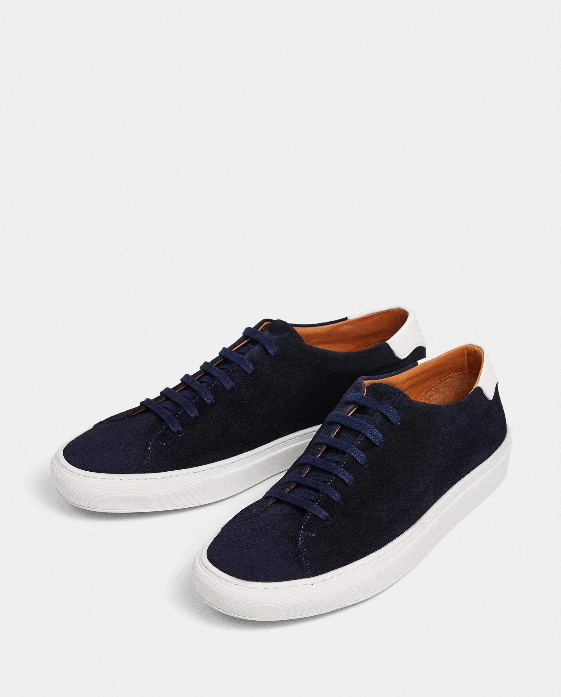 Zapatillas de ante idol - Hackett - Azul marino Azul marino-2