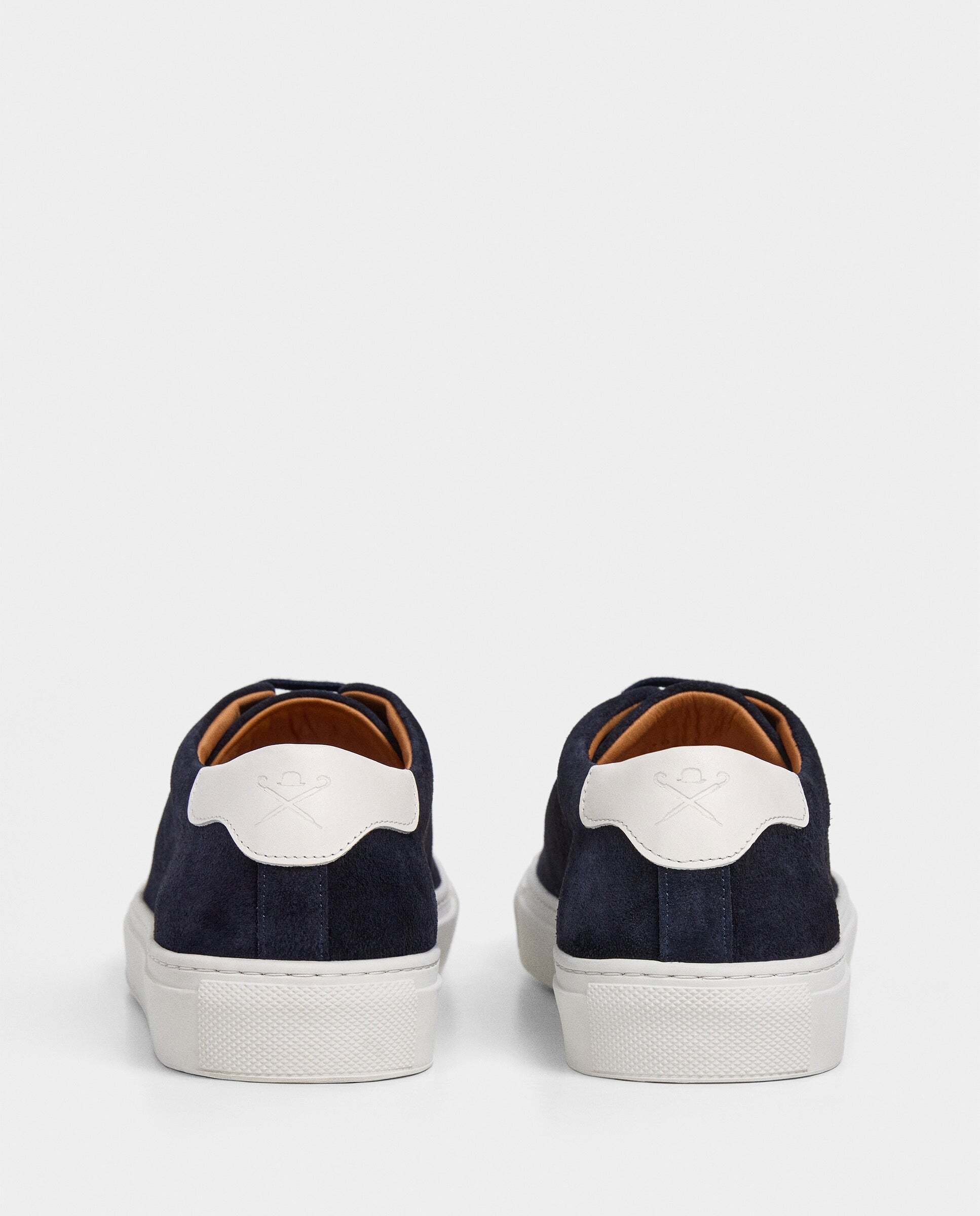 Zapatillas de ante idol - Hackett - Azul marino Azul marino-4