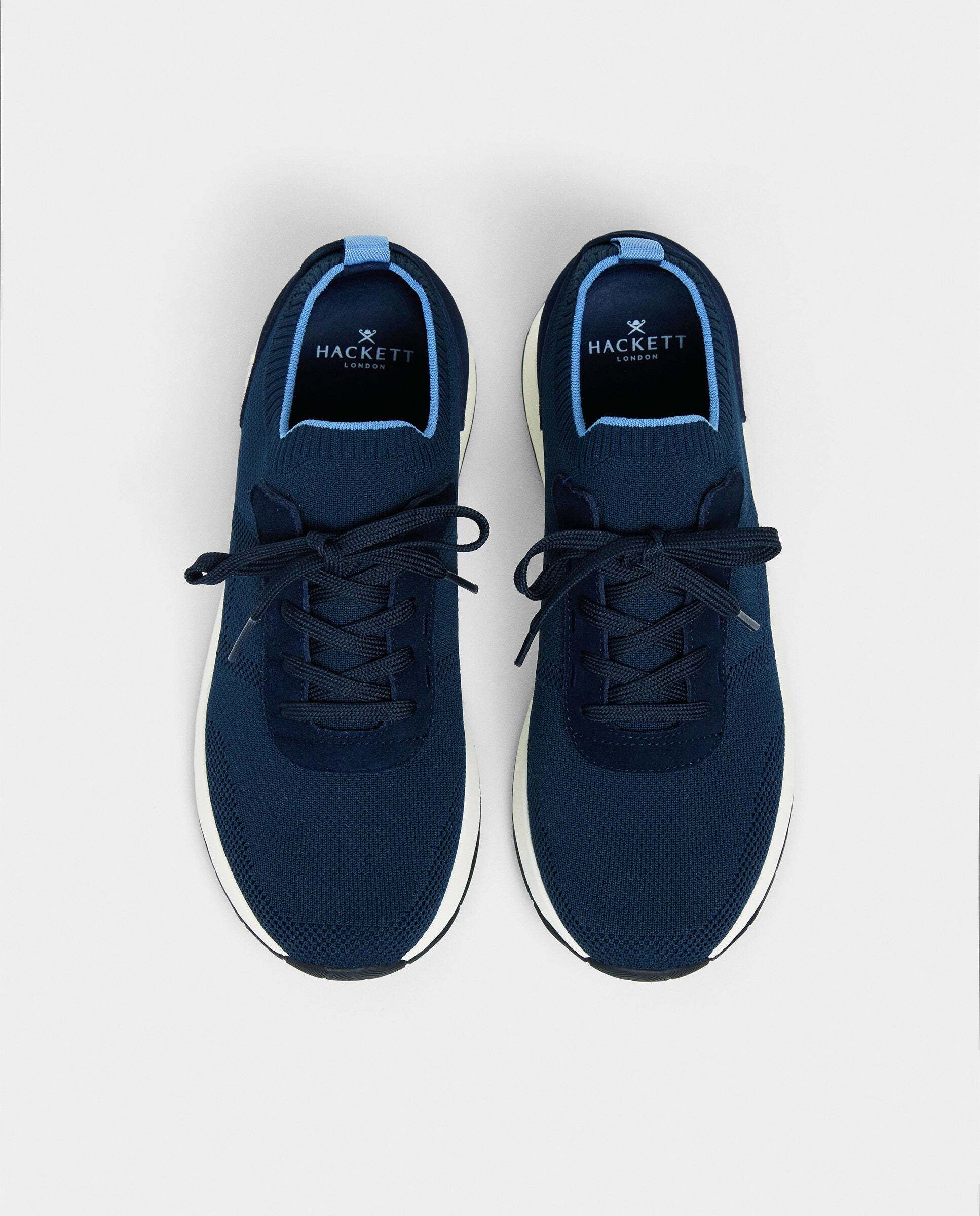 Zapatillas de hombre tipo calcetín h-runner - Hackett - Azul marino Azul marino-2