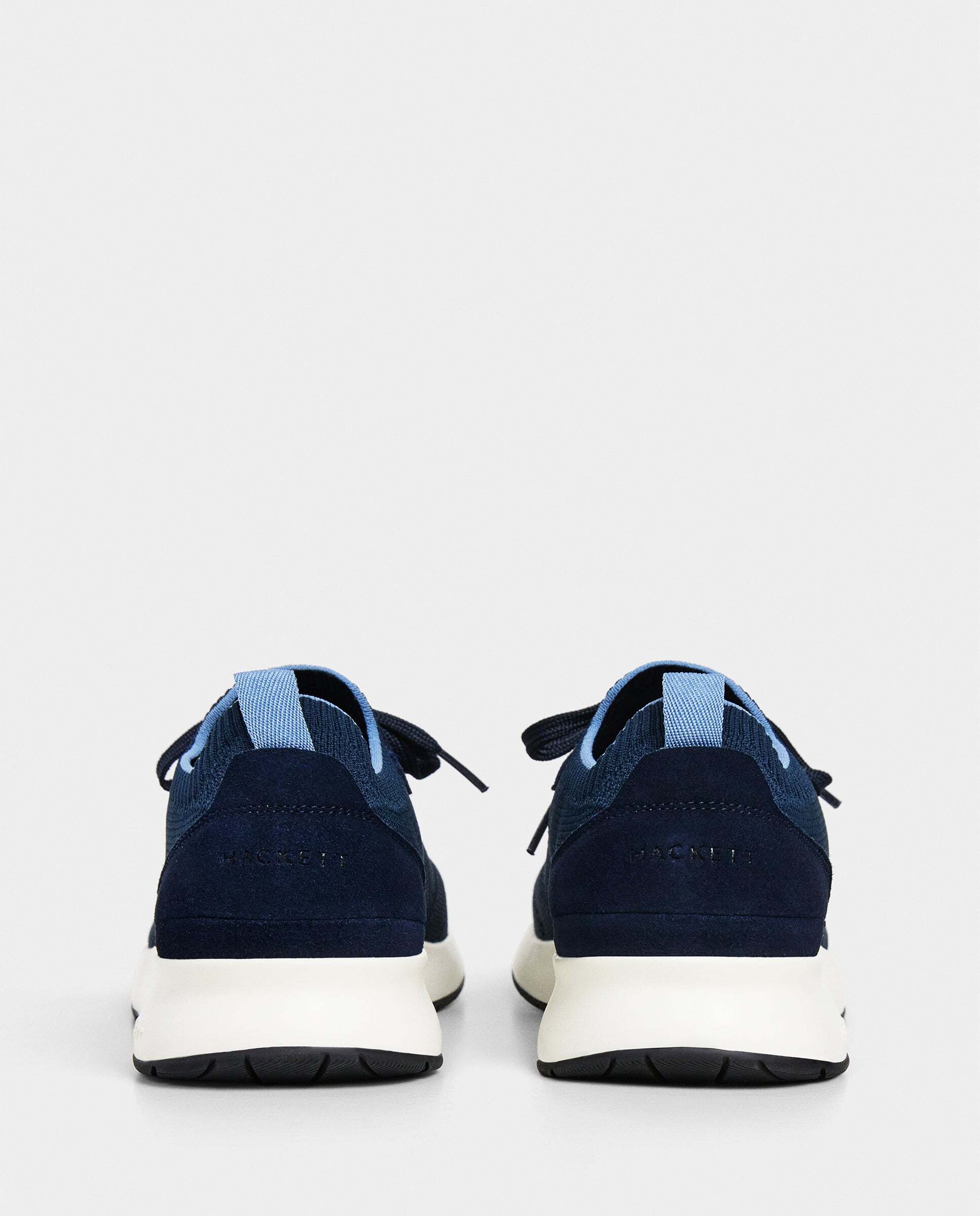 Zapatillas de hombre tipo calcetín h-runner - Hackett - Azul marino Azul marino-4