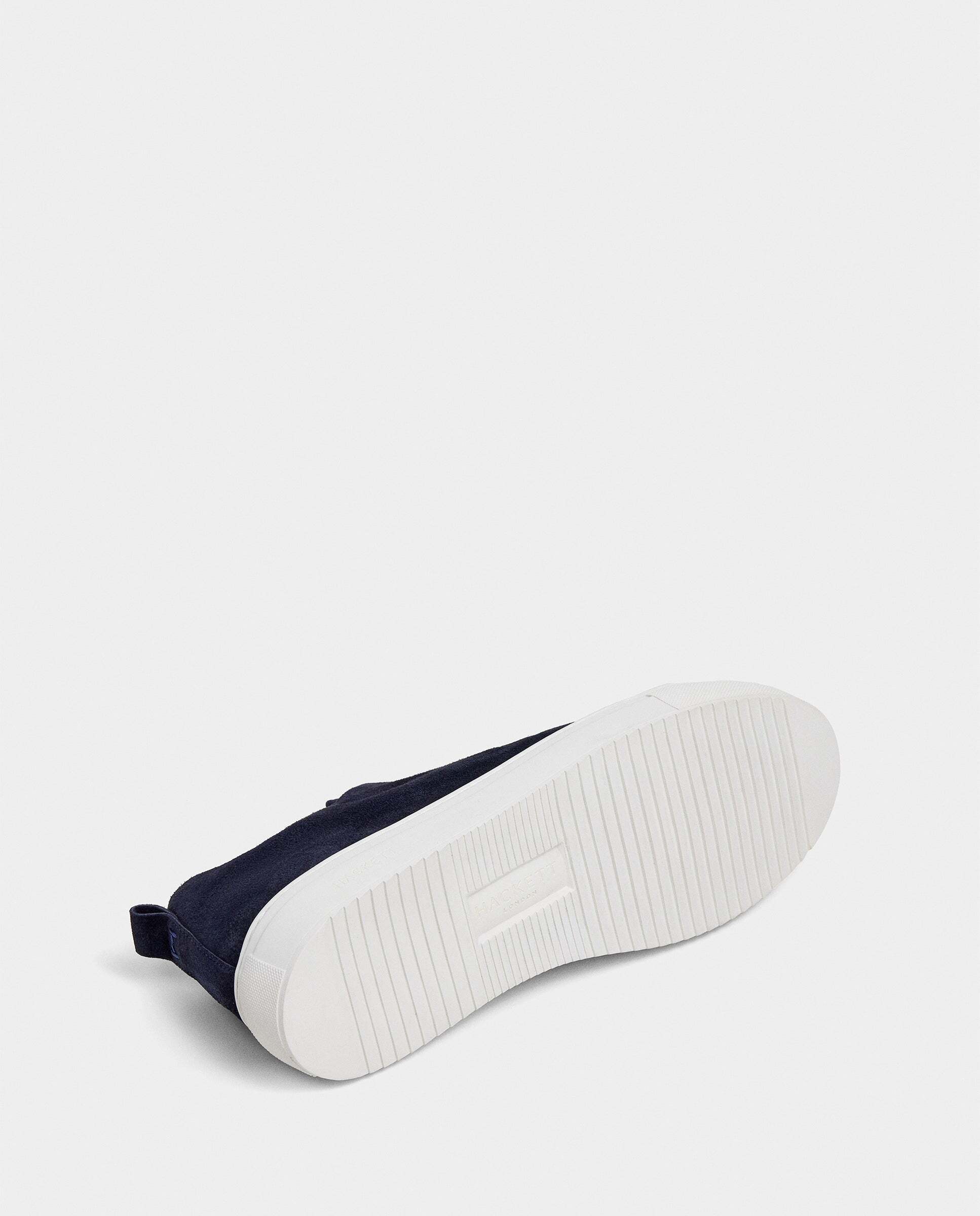 Zapatos slip on de ante vision - Hackett - Azul marino Azul marino-6