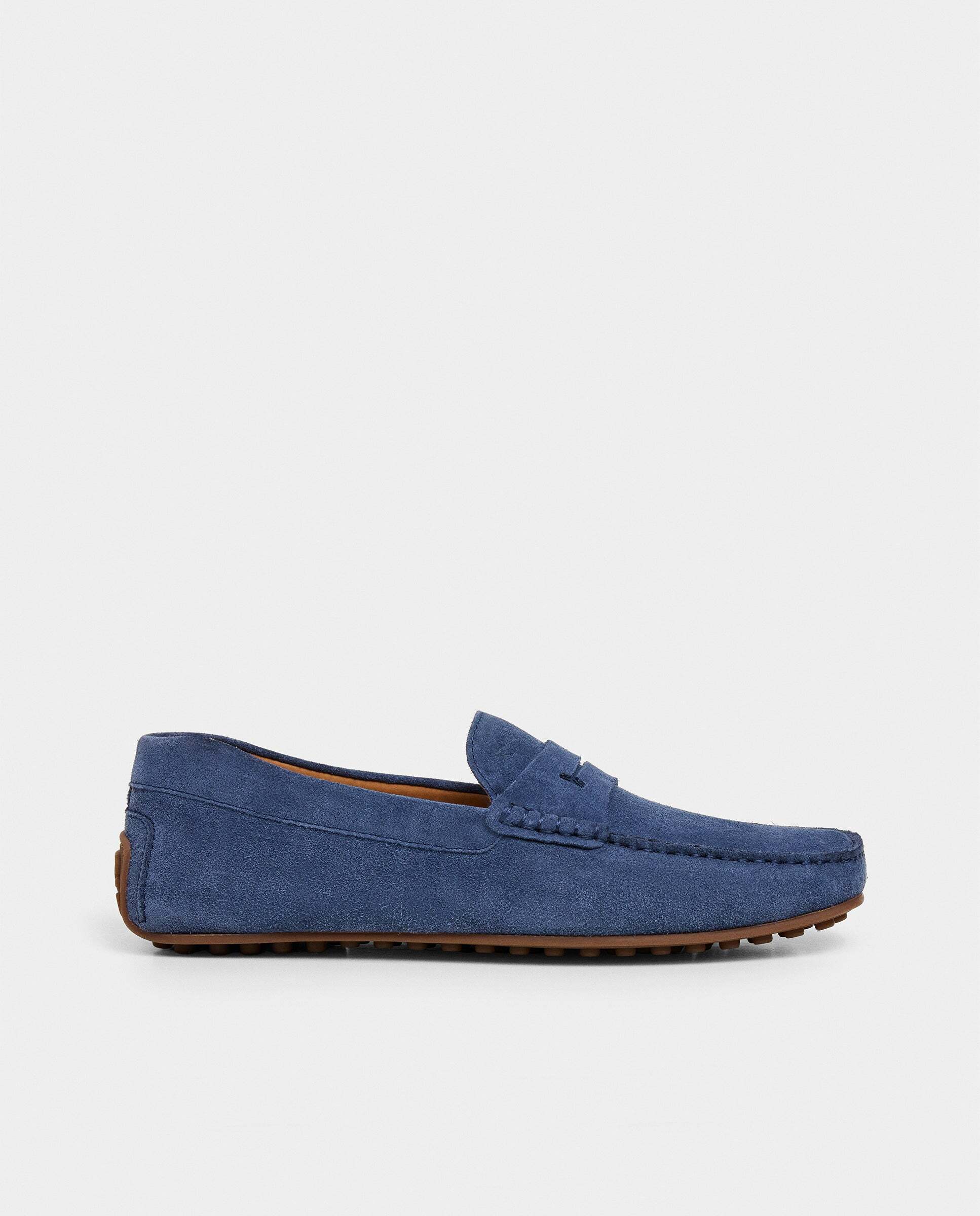 Hackett - Driver de hombre con tira en ante.