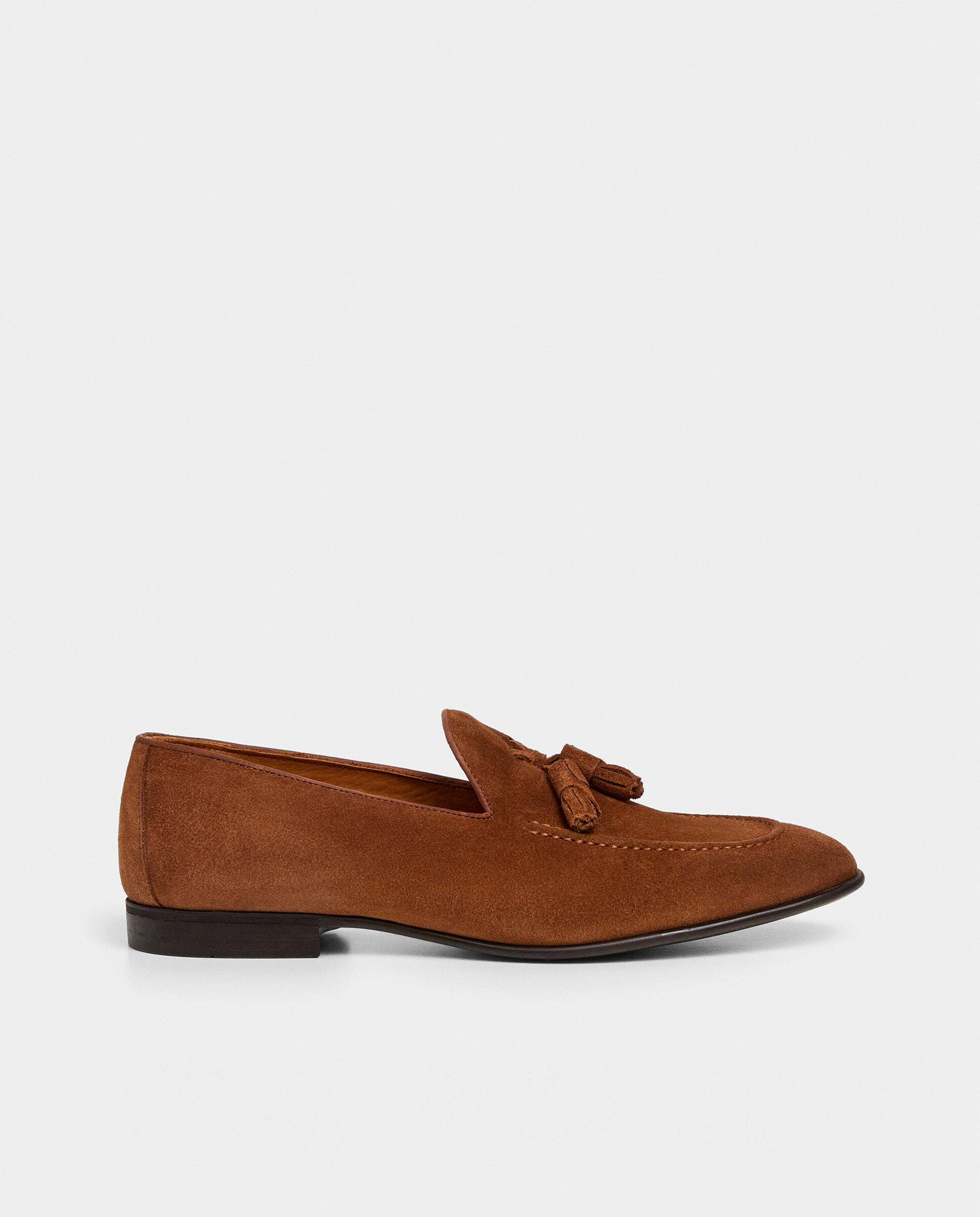 Hackett - Mocasines de hombre de ante con borlas regal.